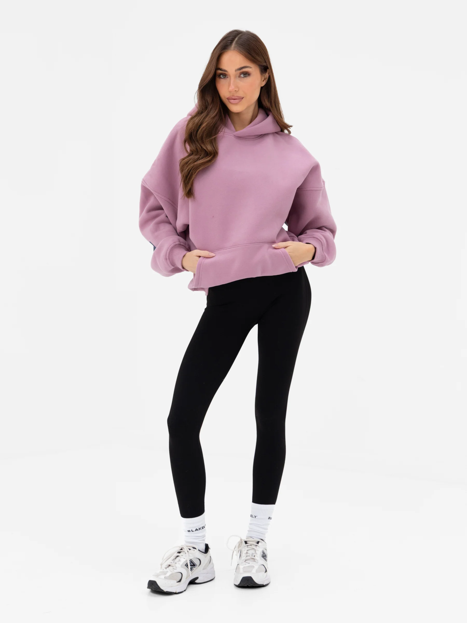 Isabel Oversized Hoodie - Soft Mauve - Image 4