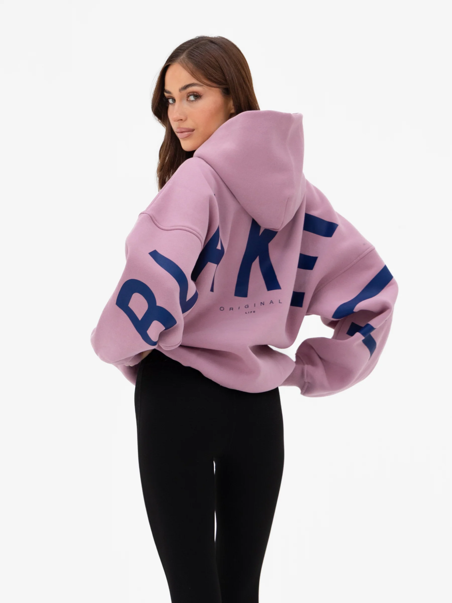 Isabel Oversized Hoodie - Soft Mauve - Image 5