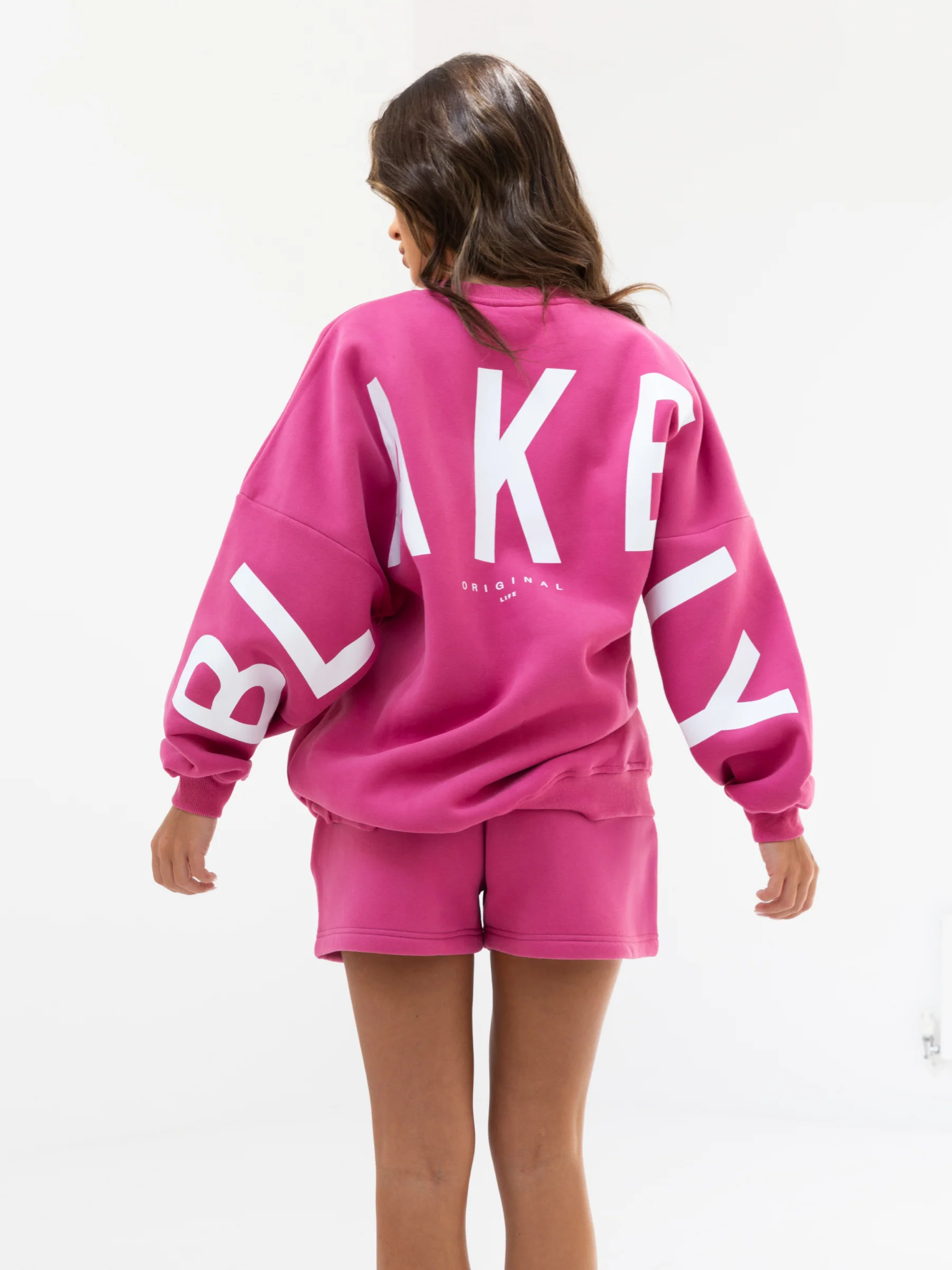 Isabel Oversized Jumper - Hot Pink - Image 5
