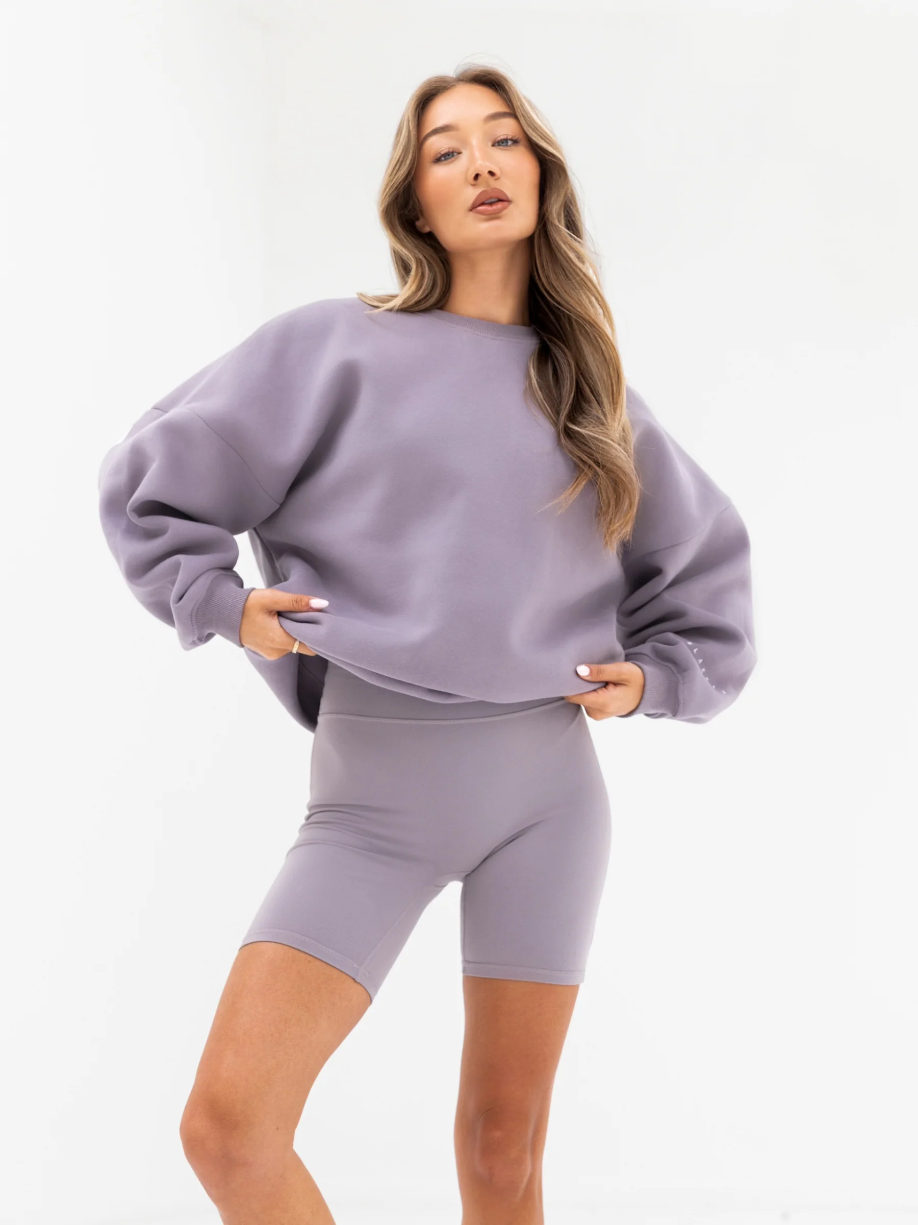 Isabel Oversized Jumper - Soft Purple - Image 2