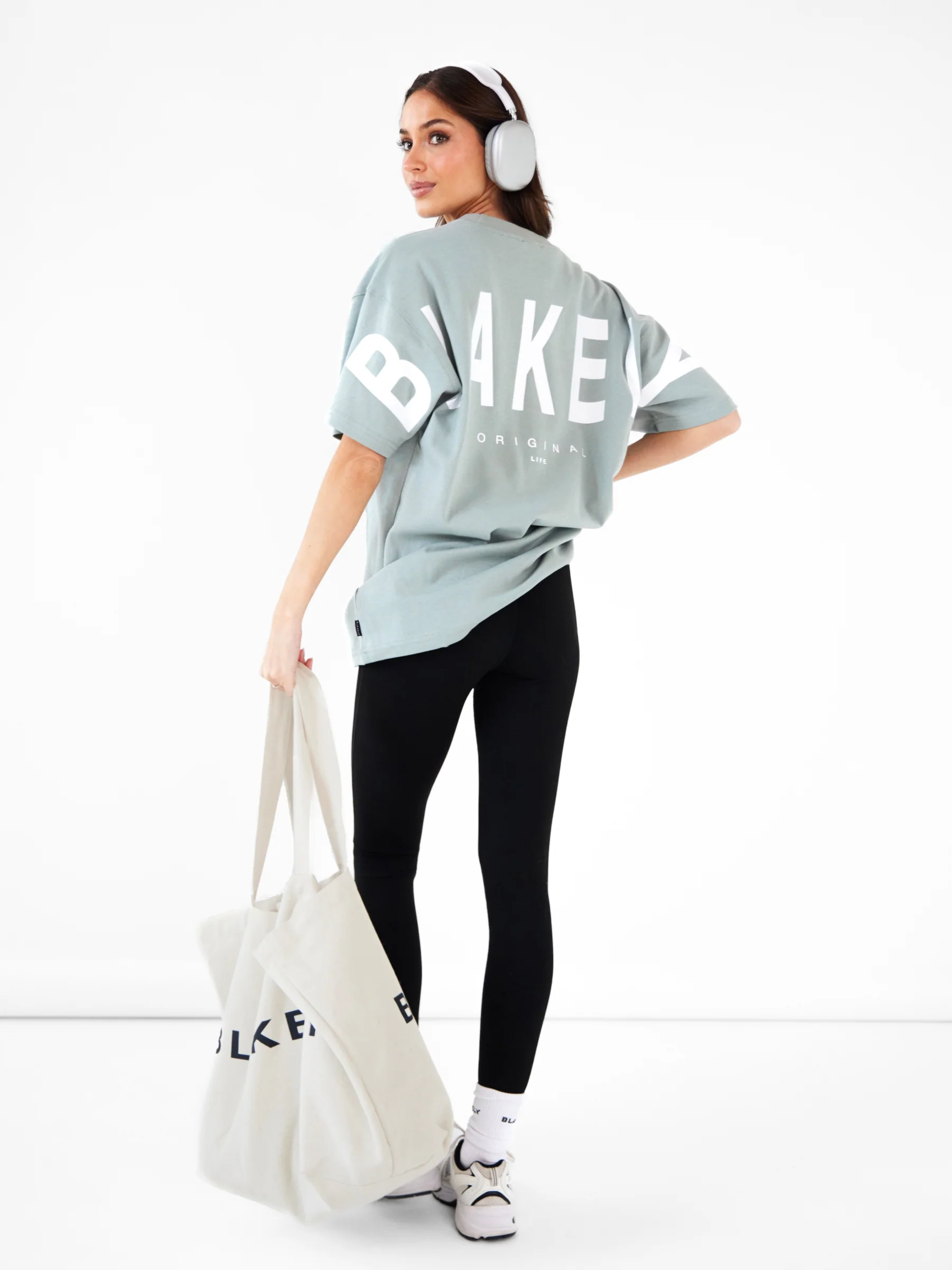 Isabel Oversized T-Shirt - Mineral Blue - Image 3