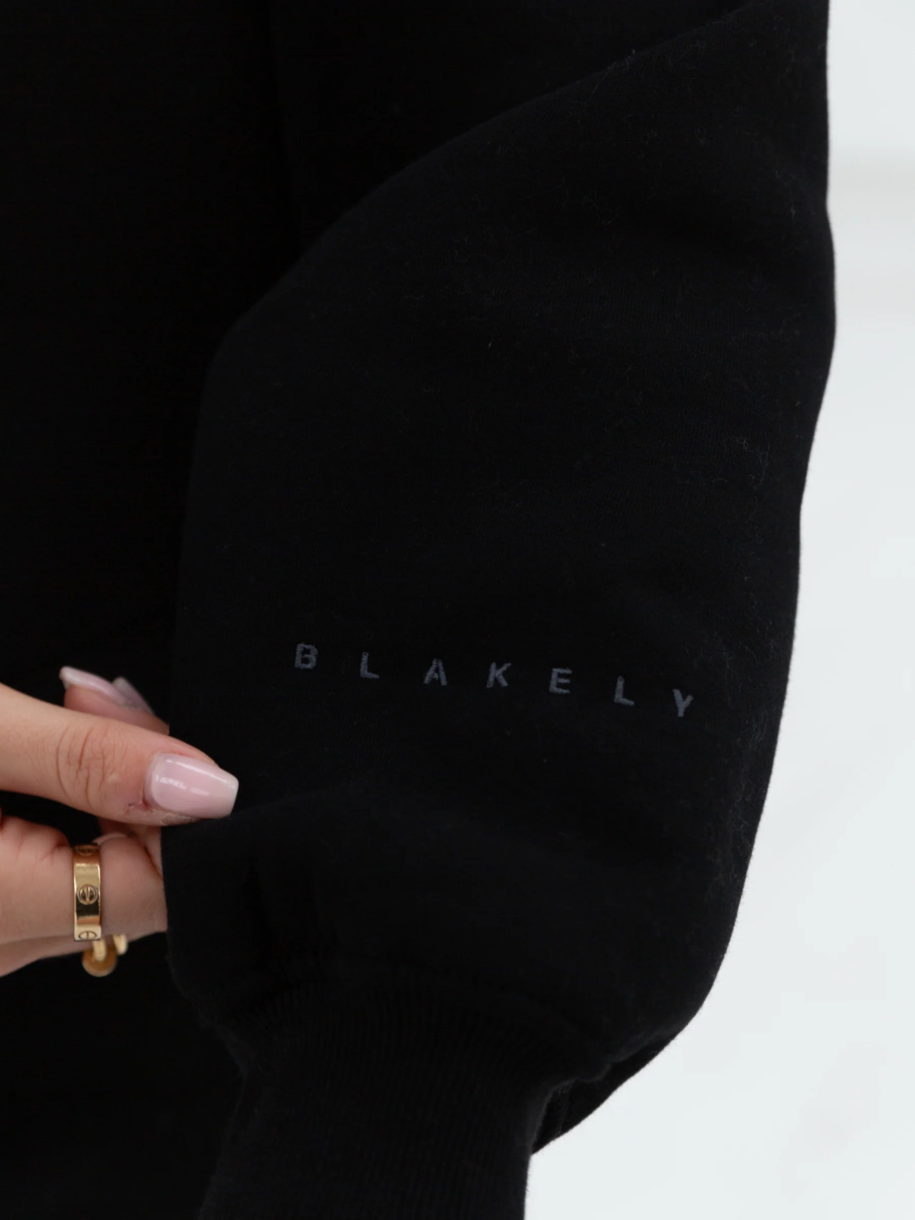 Tonal Isabel Oversized Hoodie - Black - Image 6