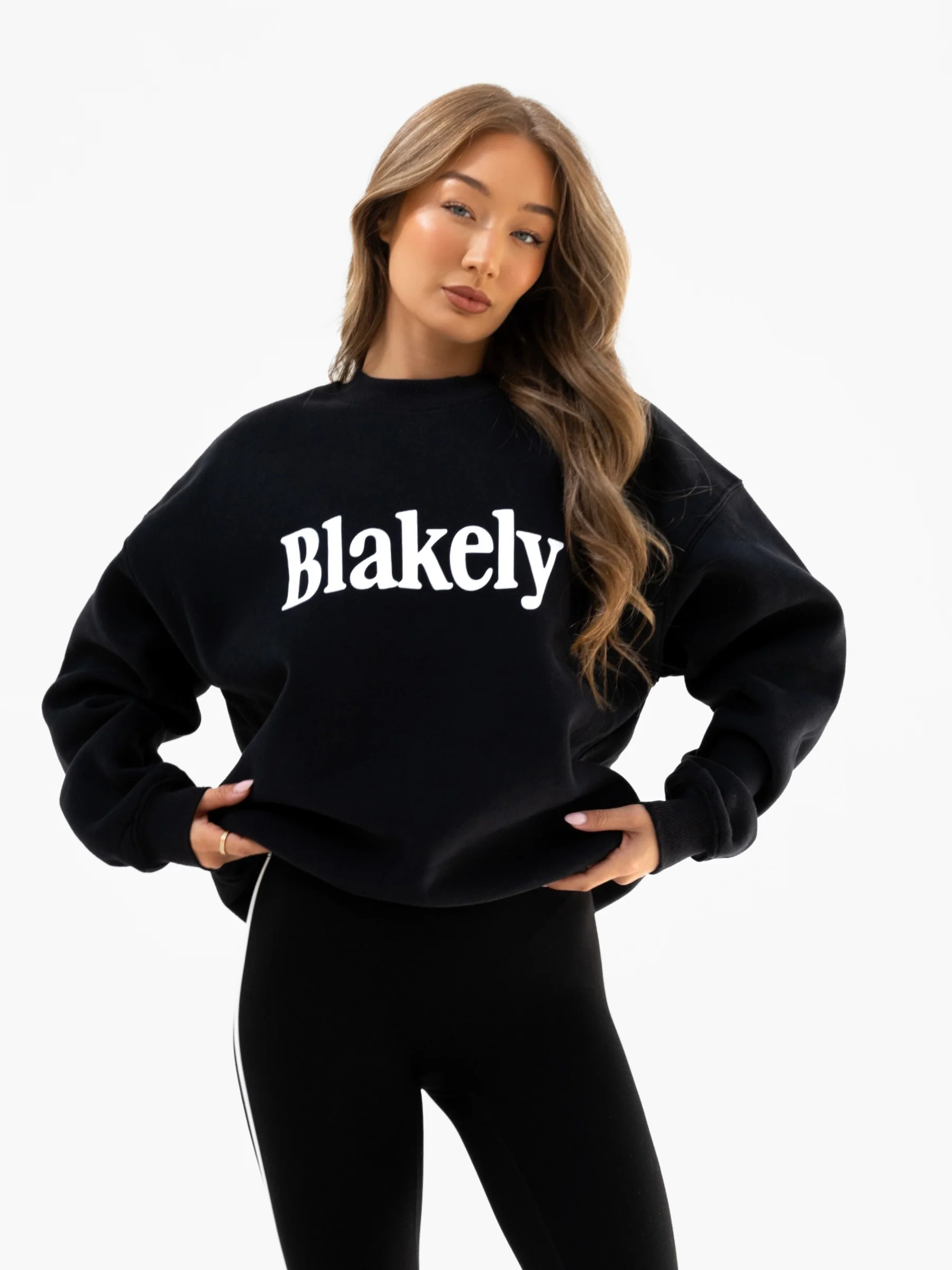 Jada Oversized Jumper - Black - Image 2