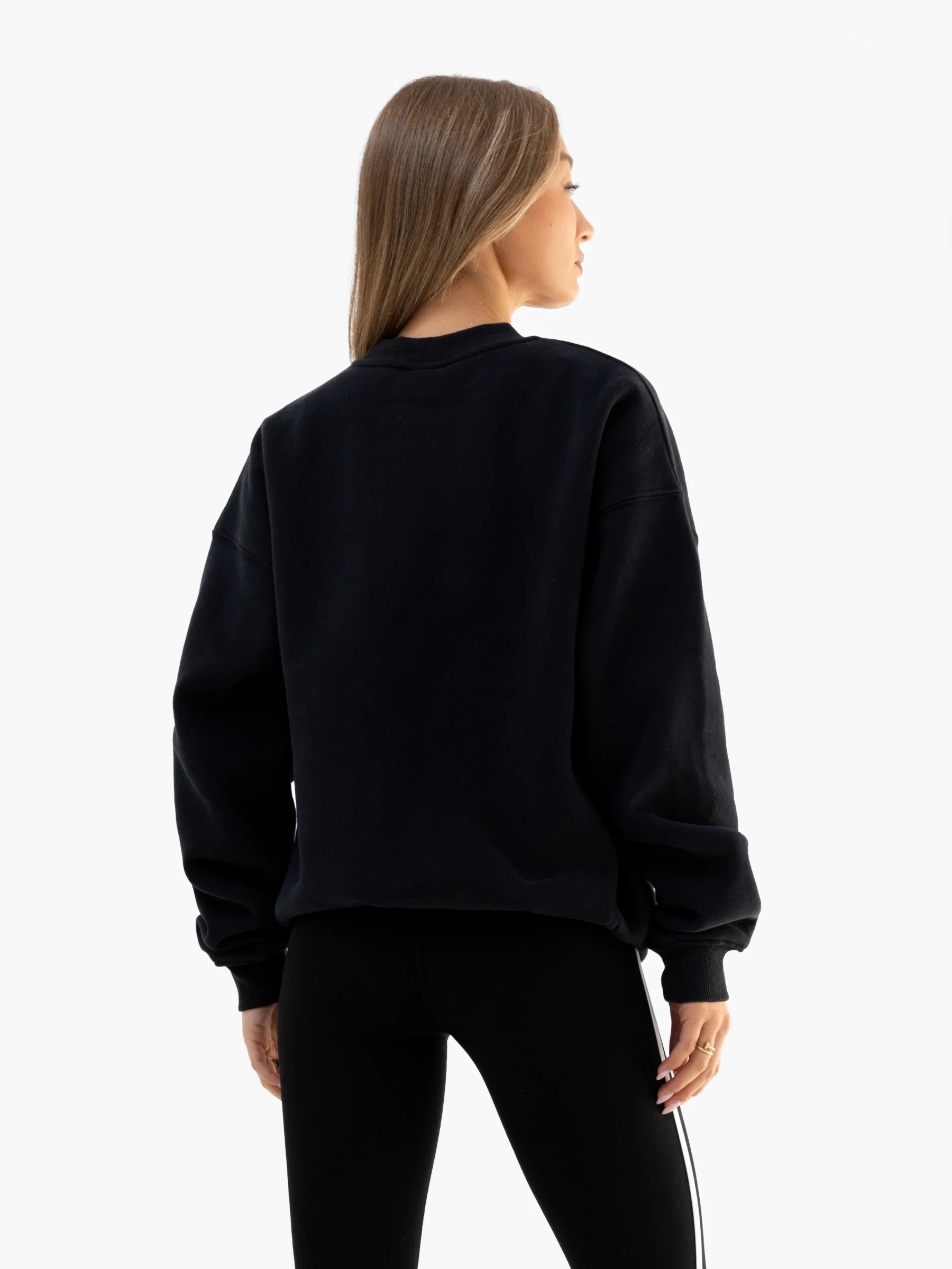 Jada Oversized Jumper - Black - Image 6