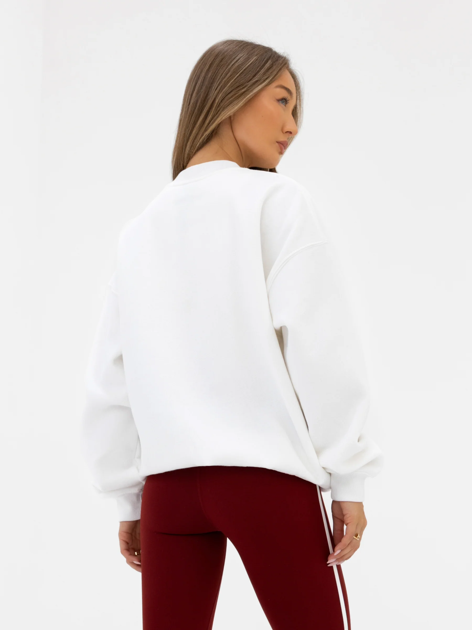 Jada Oversized Jumper - Flat White - Image 4