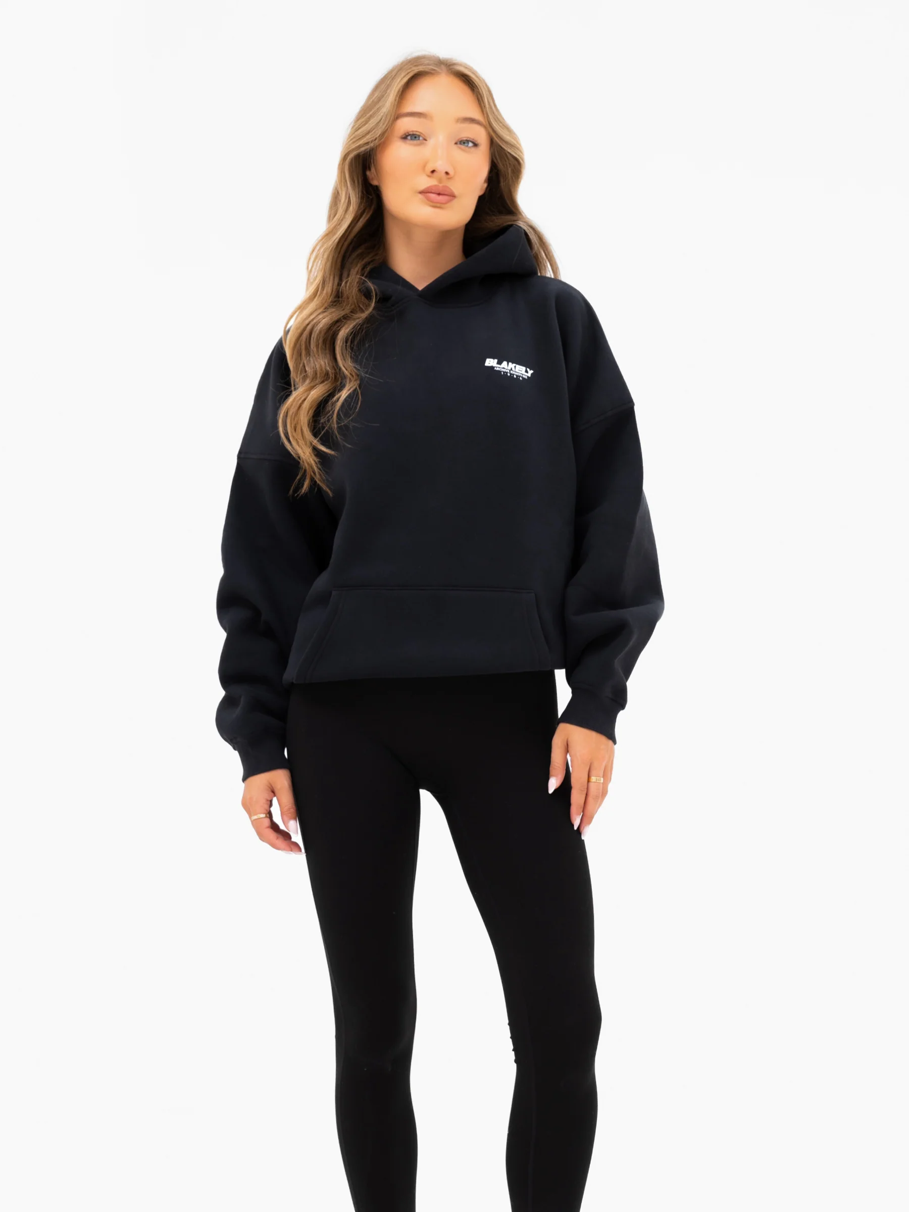 Jodi Oversized Hoodie - Black - Image 6