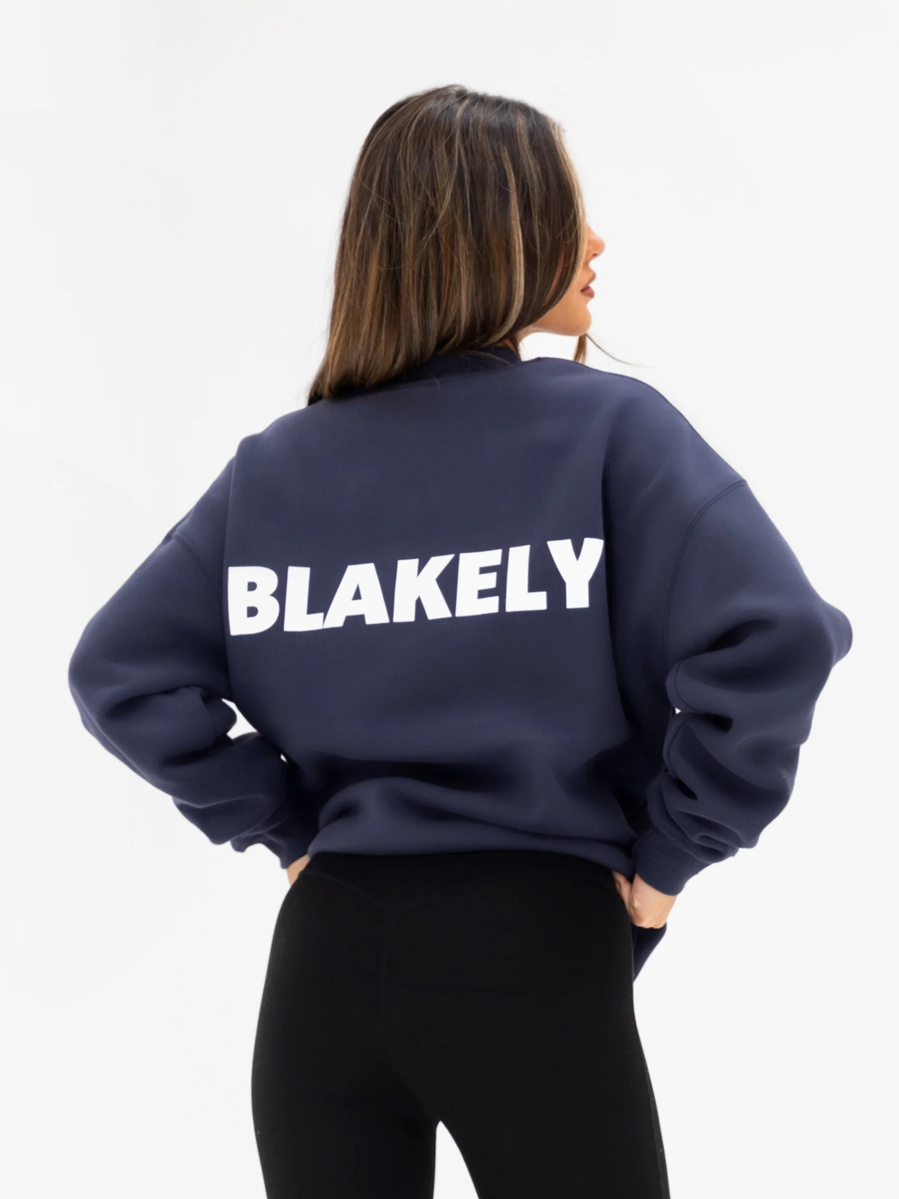 Kayla Oversized Jumper - True Navy
