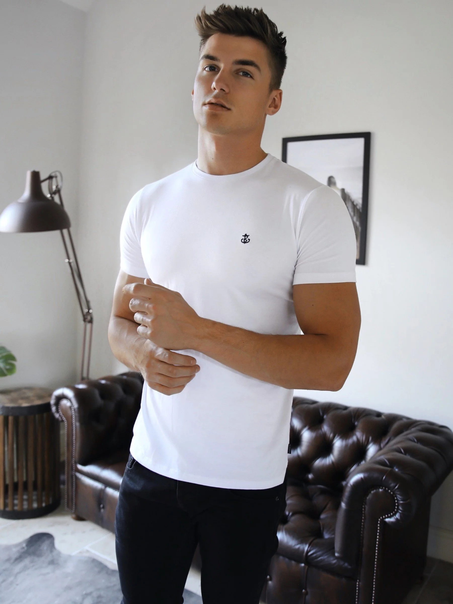 Keswick T-Shirt - White - Image 6