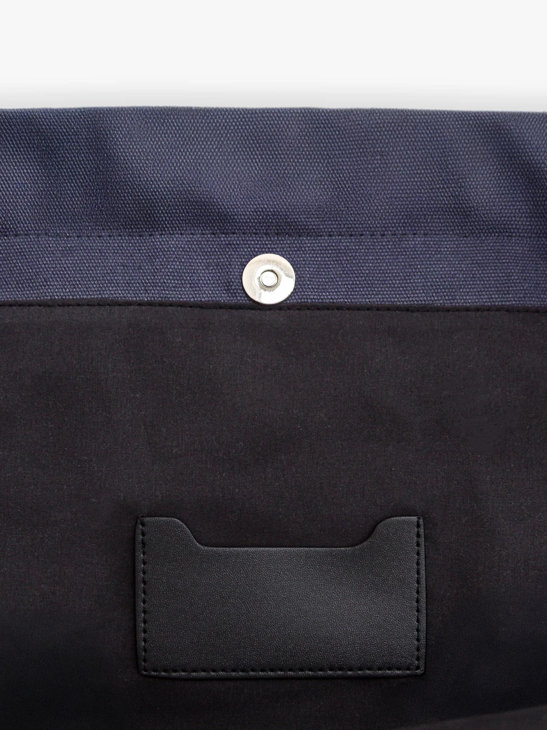 Blakely Label Tote Bag - Navy - Image 3