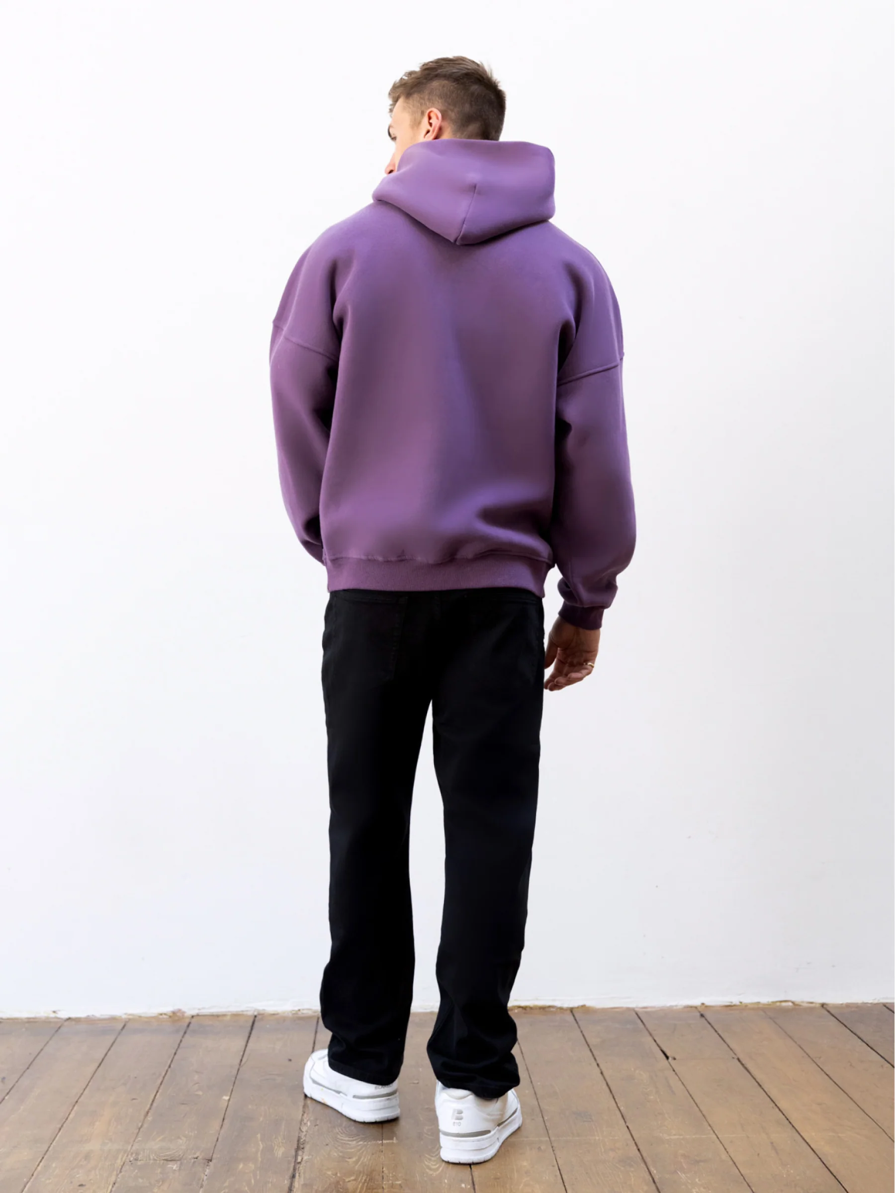 Legacy Relaxed Hoodie - Mid Purple - Image 4