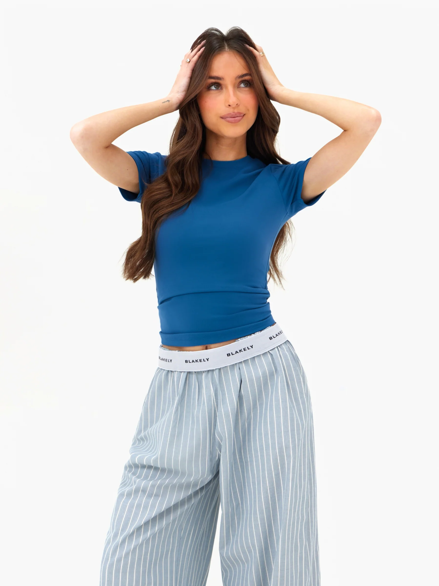 Lucia Baby Tee - Dark Blue - Image 2