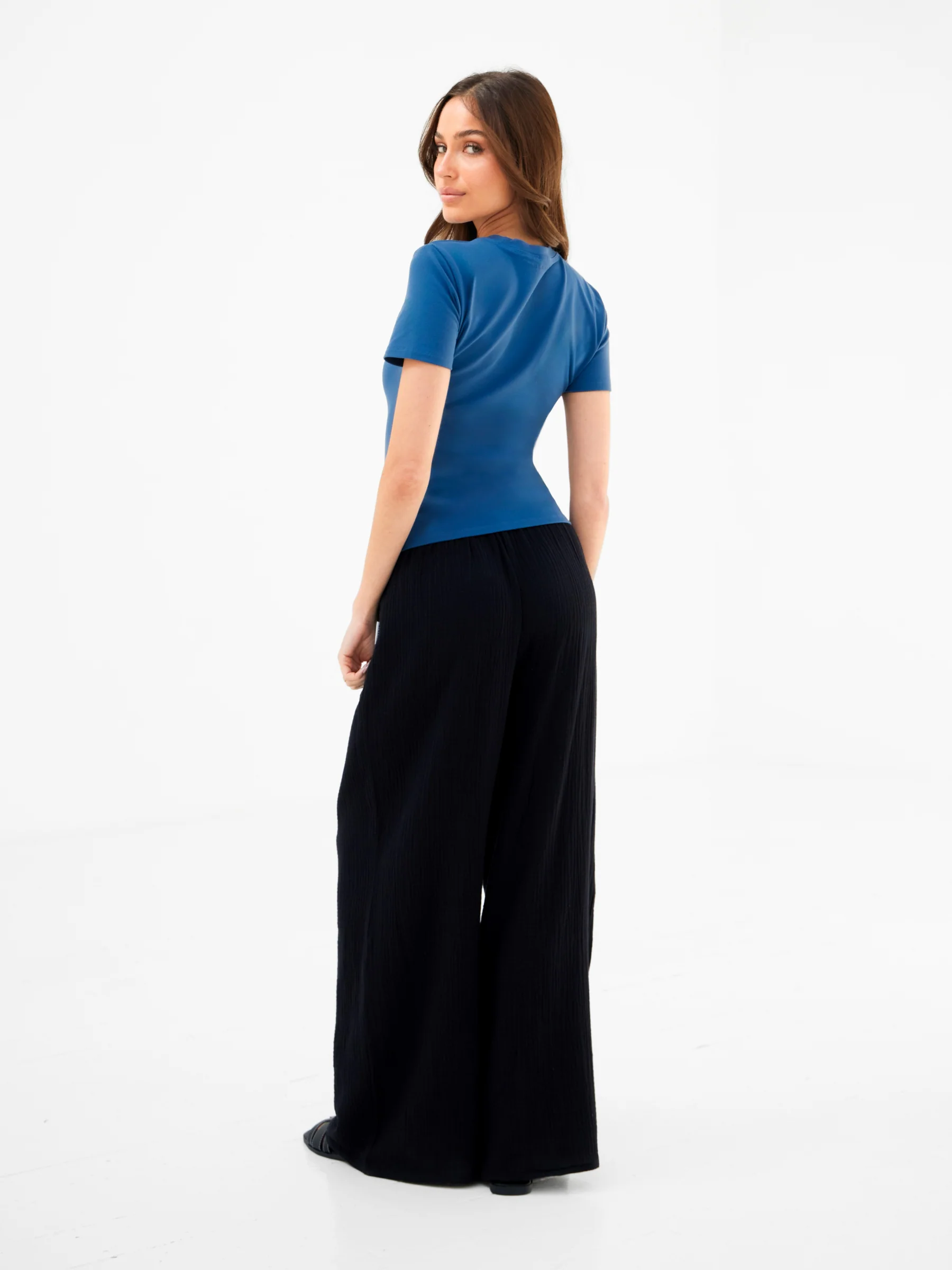Lucia Baby Tee - Dark Blue - Image 4