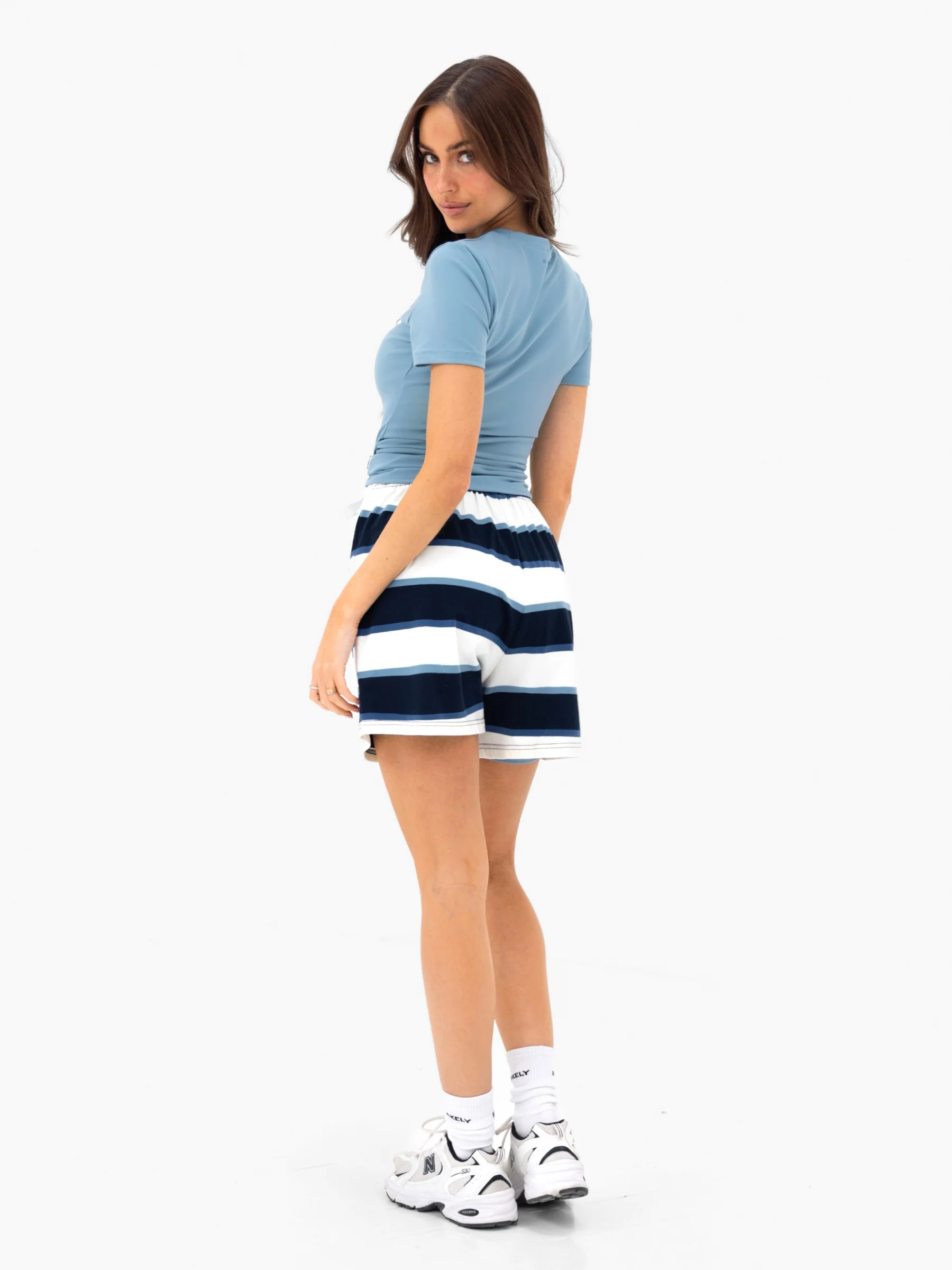 Lucia Baby Tee - Mid Blue - Image 4