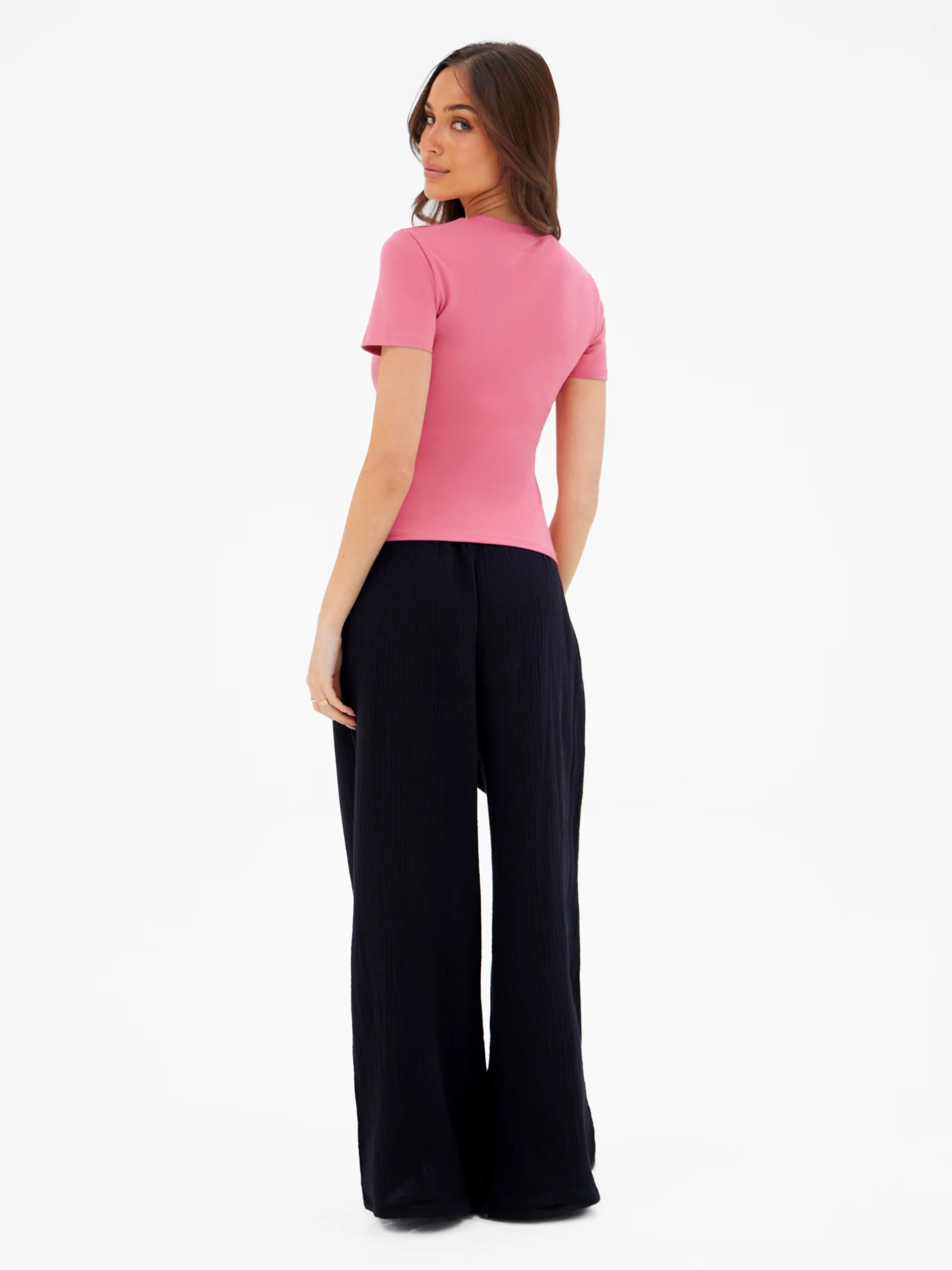 Lucia Baby Tee - Raspberry - Image 4