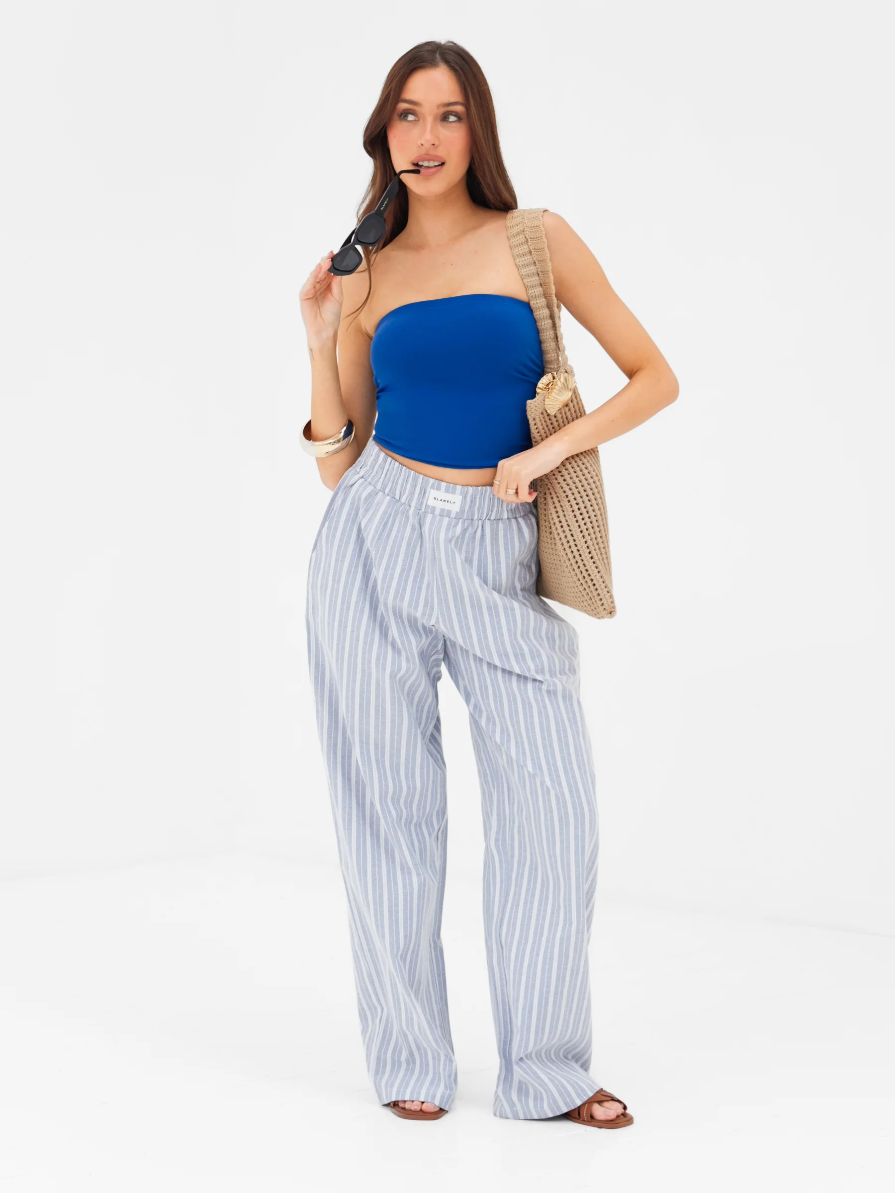 Lucia Bandeau Top - Dark Cobalt - Image 3