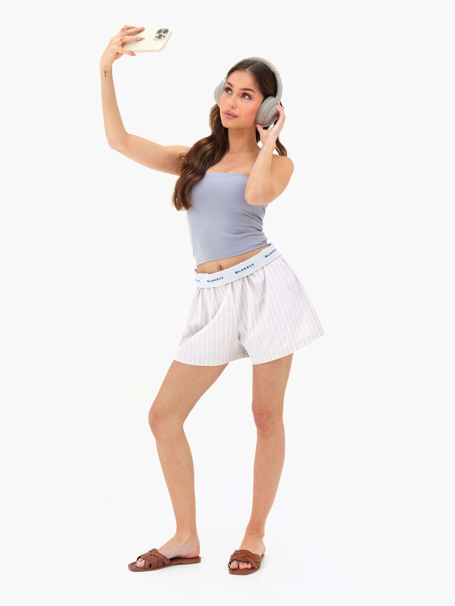 Lucia Bandeau Top - Pale Lilac - Image 6