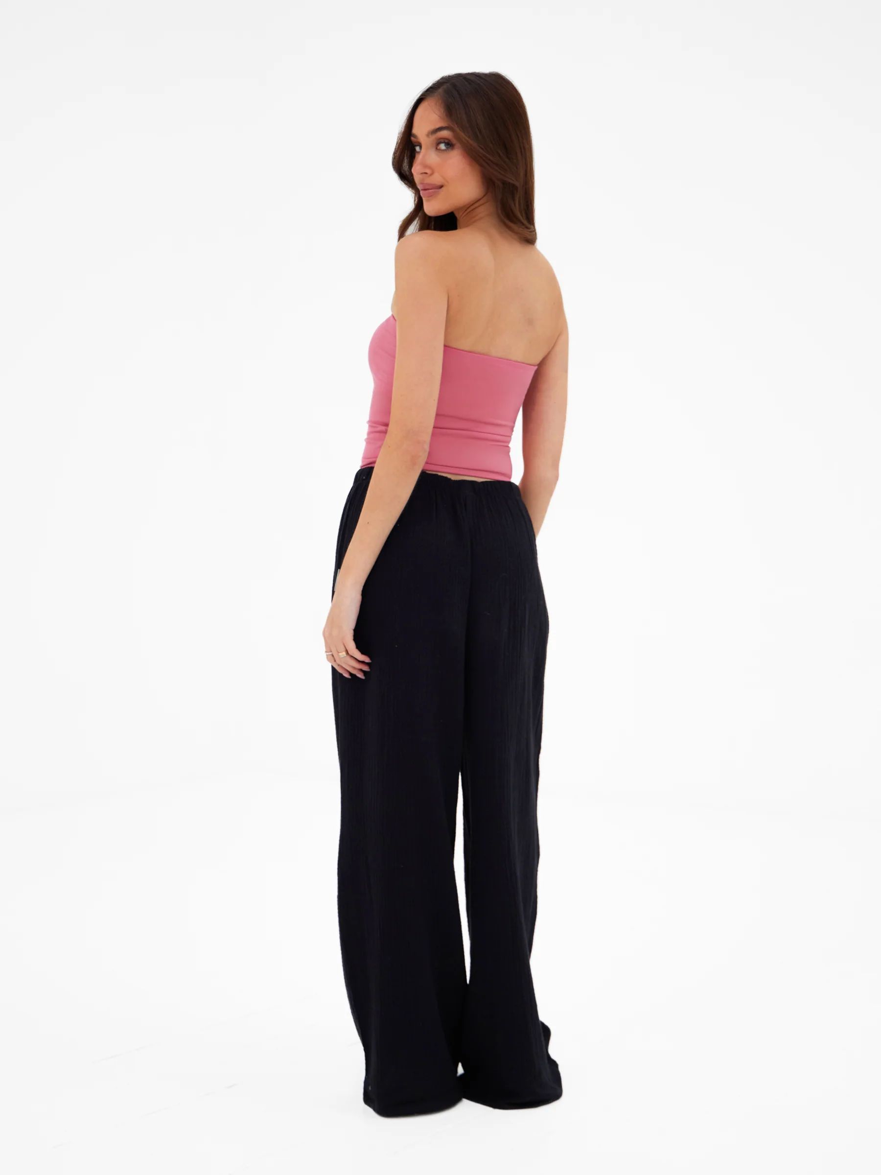 Lucia Bandeau Top - Raspberry - Image 4