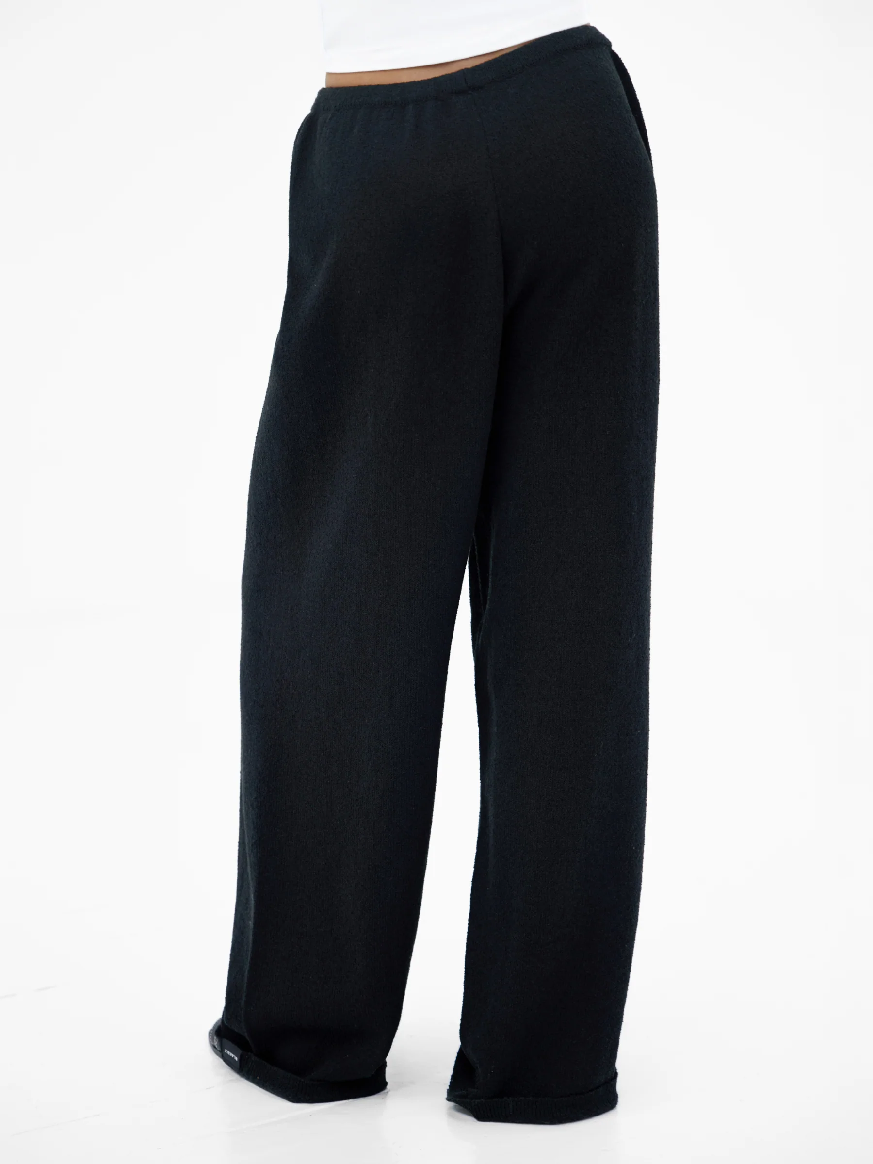 Mae Crochet Trousers - Black - Image 3
