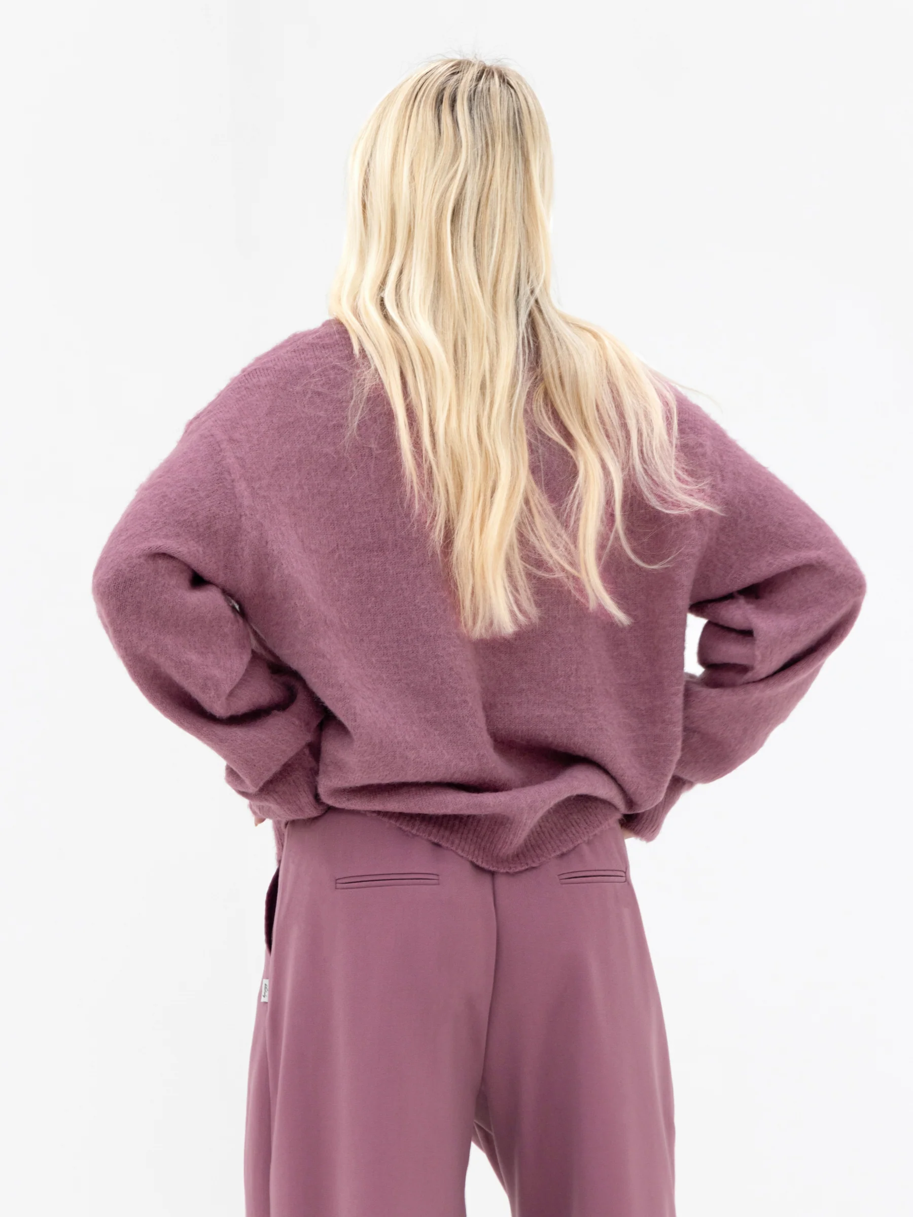 Mindy Knitted Jumper - Dusty Rose - Image 2