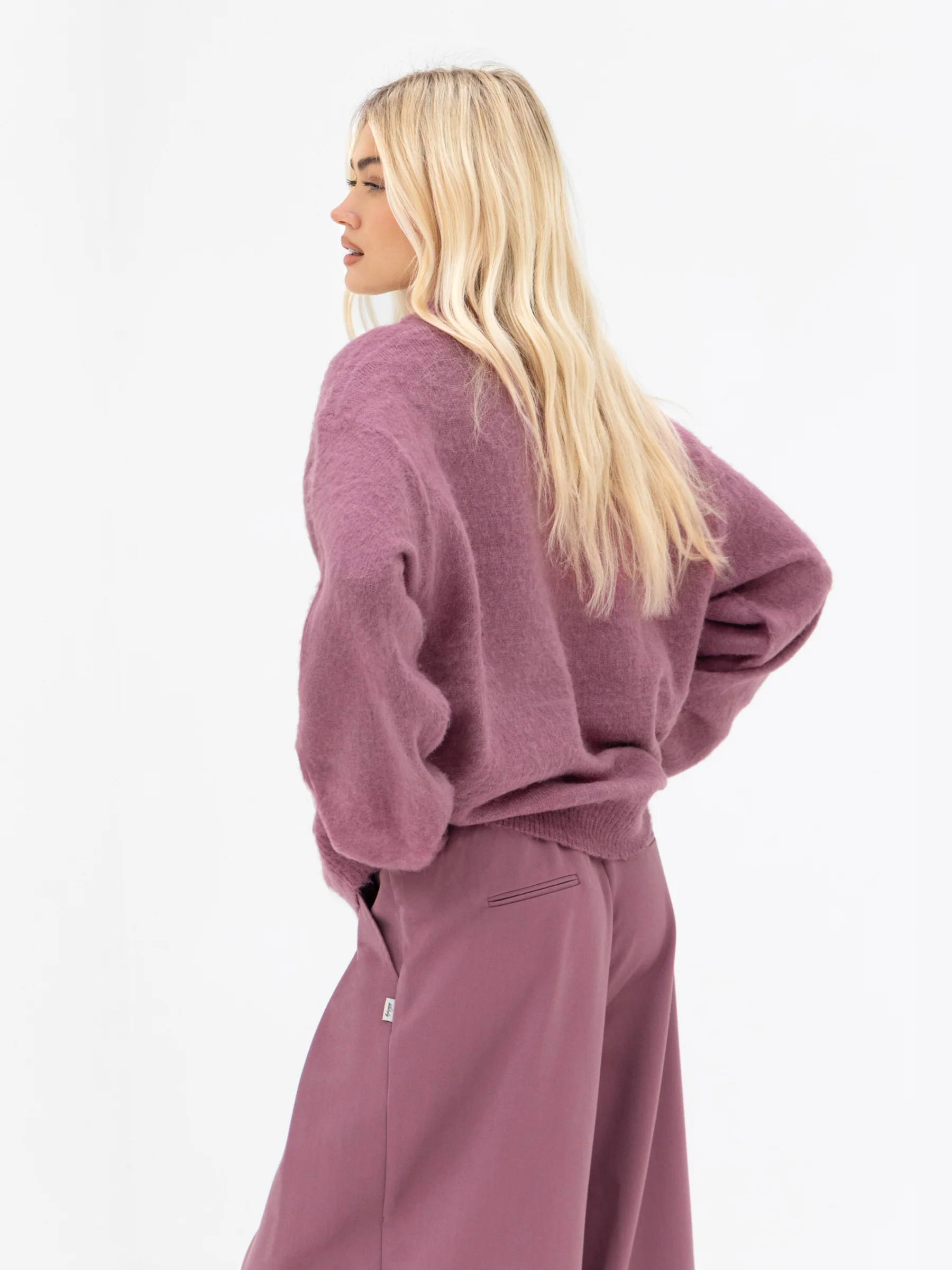 Mindy Knitted Jumper - Dusty Rose - Image 4