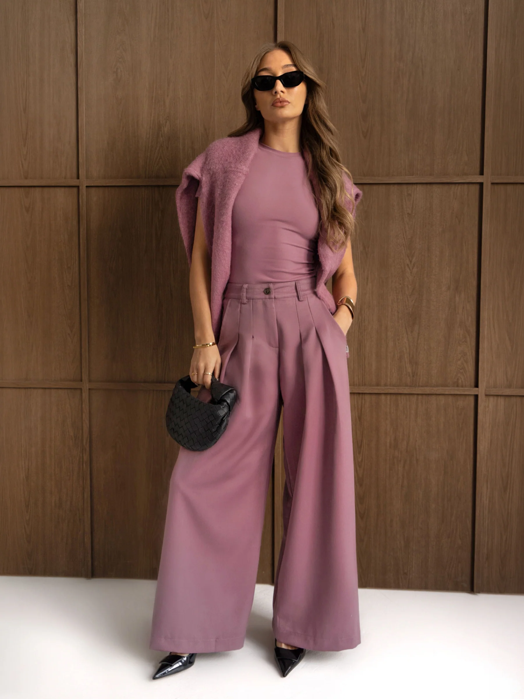 Mindy Knitted Jumper - Dusty Rose - Image 5