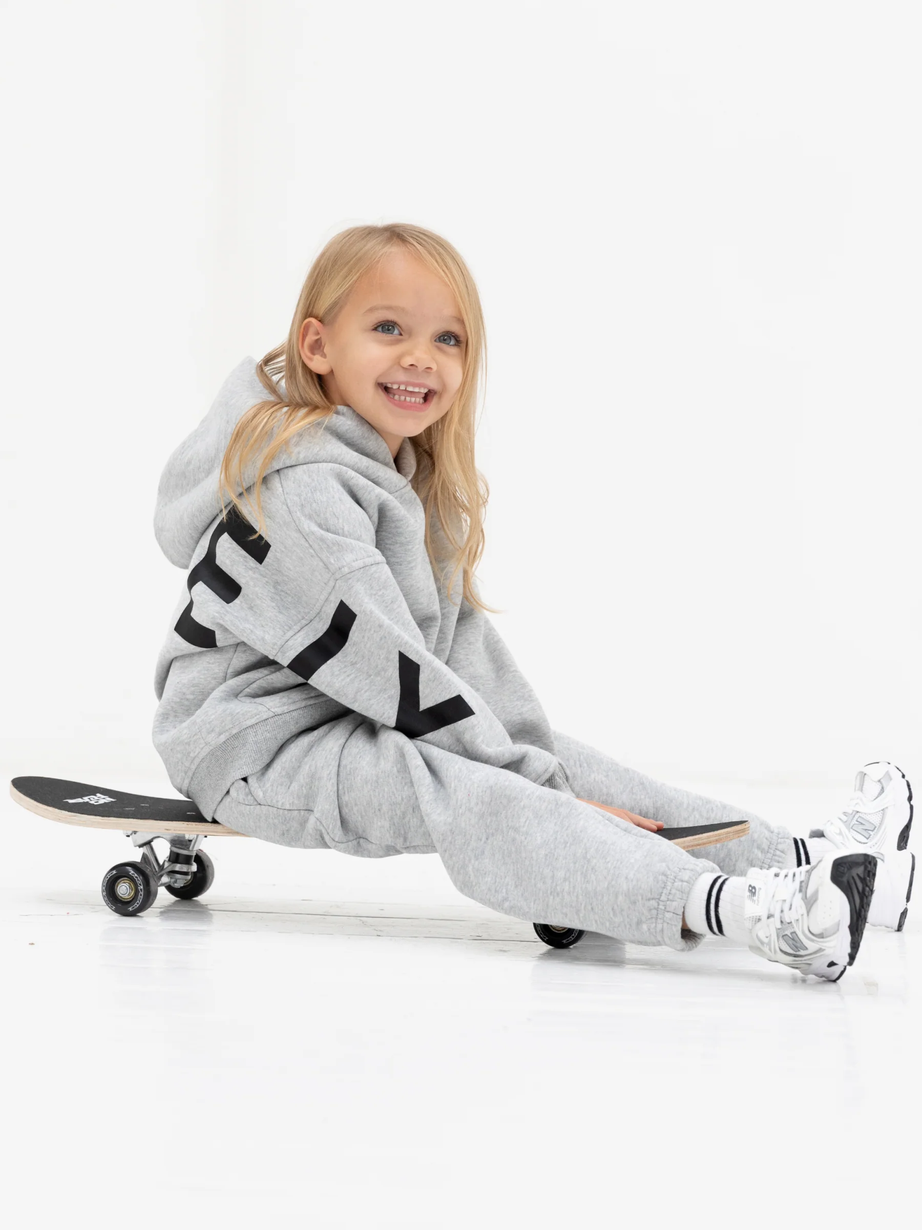 Mini Blakely Sweatpants - Marl Grey - Image 4