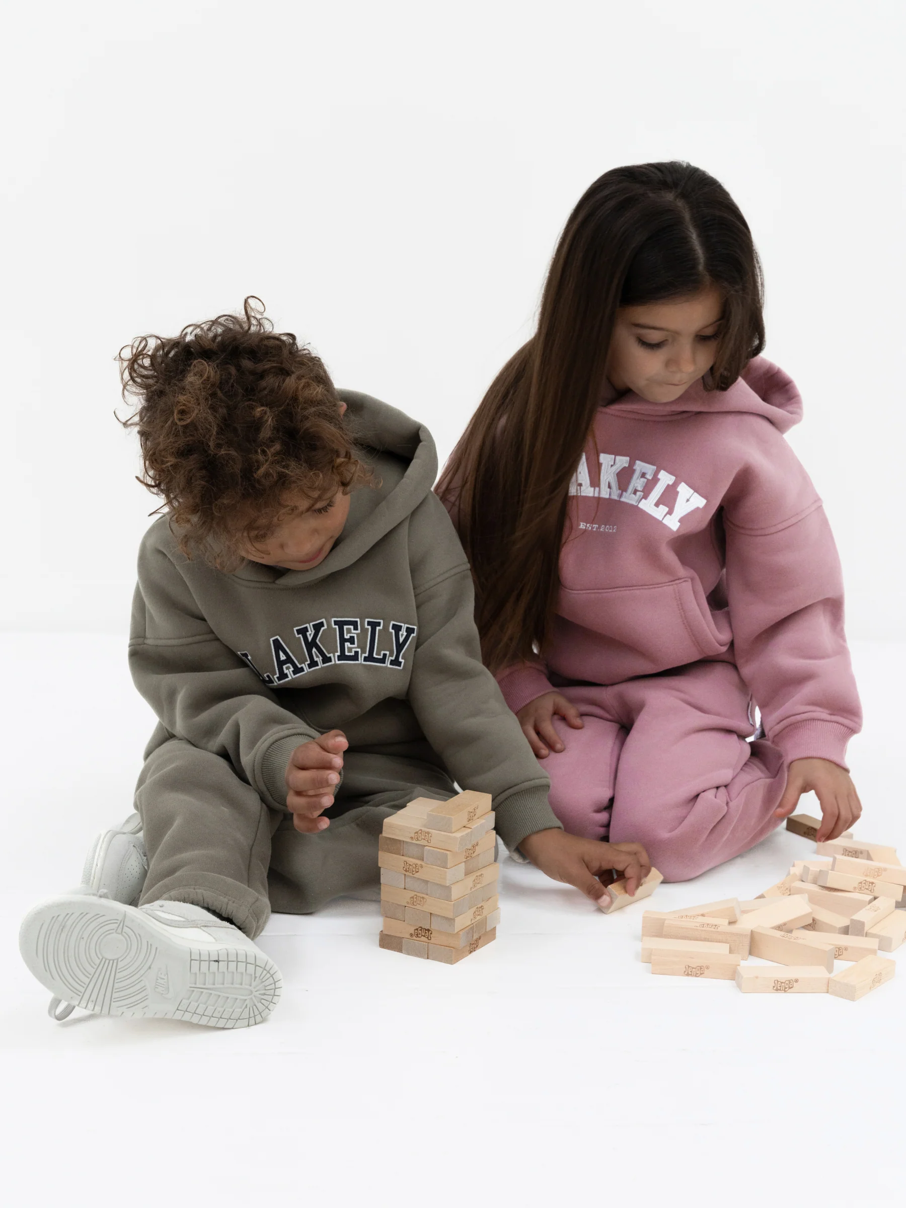 Mini Varsity Hoodie - Dusty Pink - Image 5