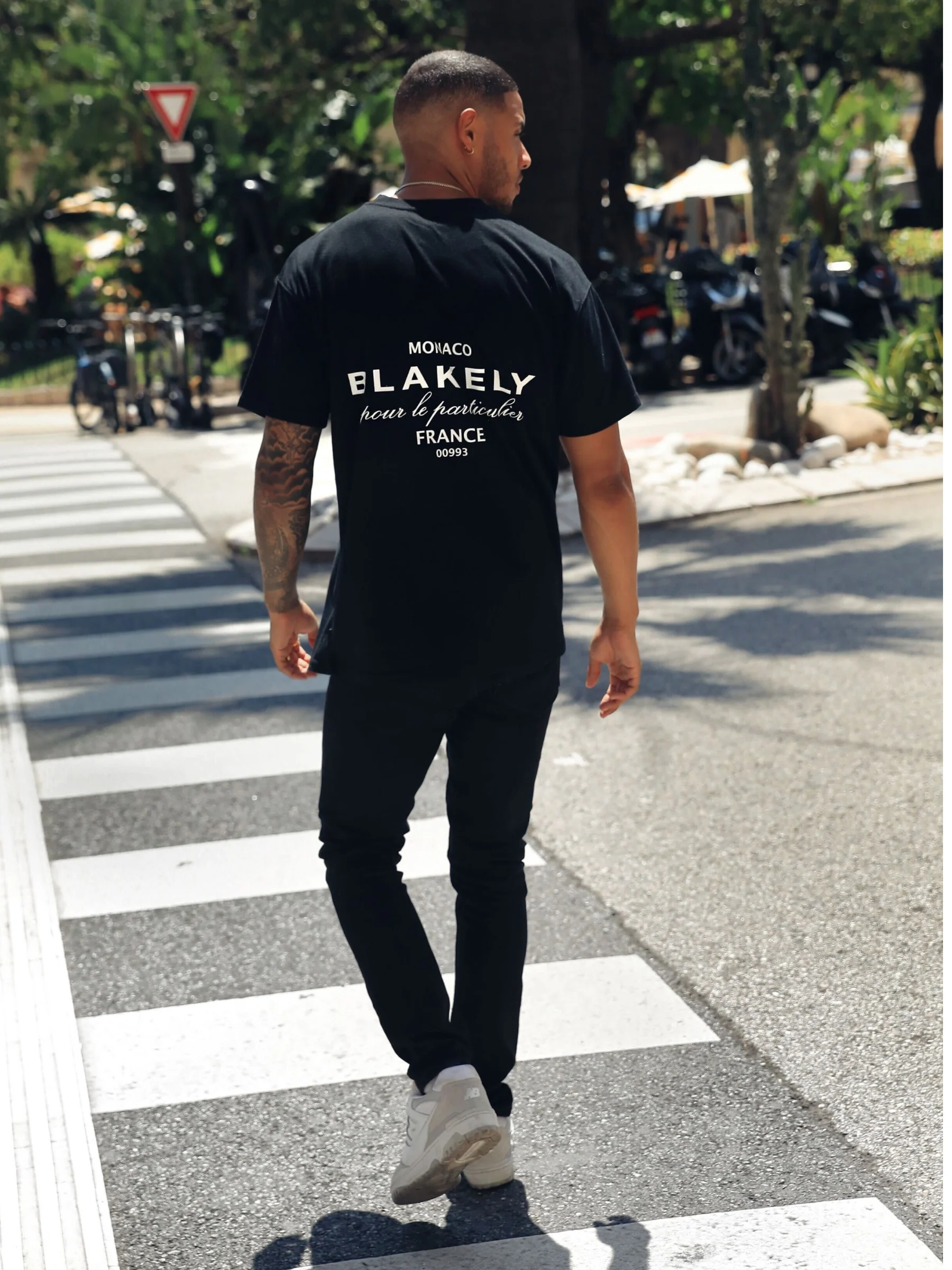 Monaco Relaxed T-Shirt - Black - Image 6