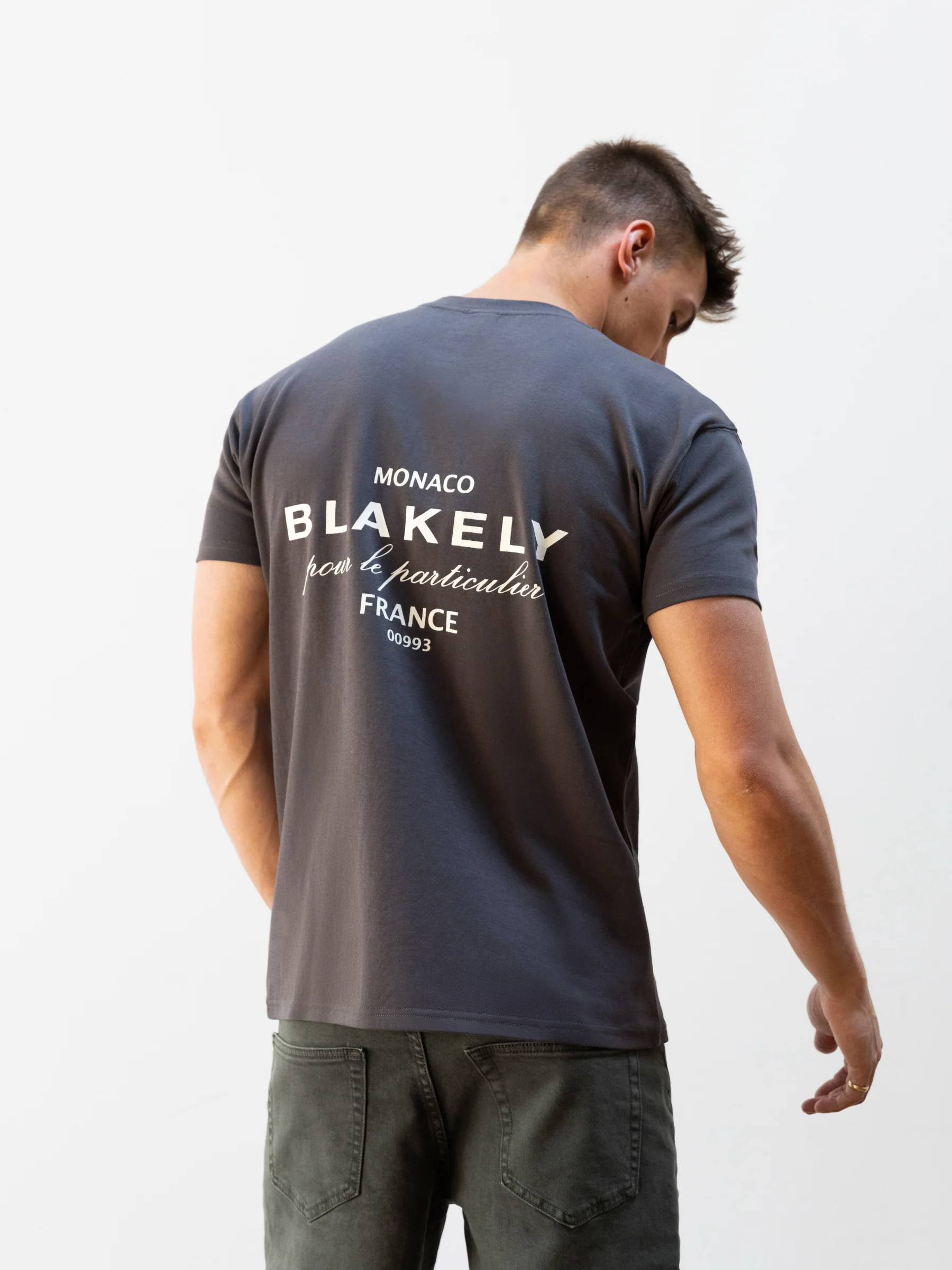 Monaco Relaxed T-Shirt - Charcoal