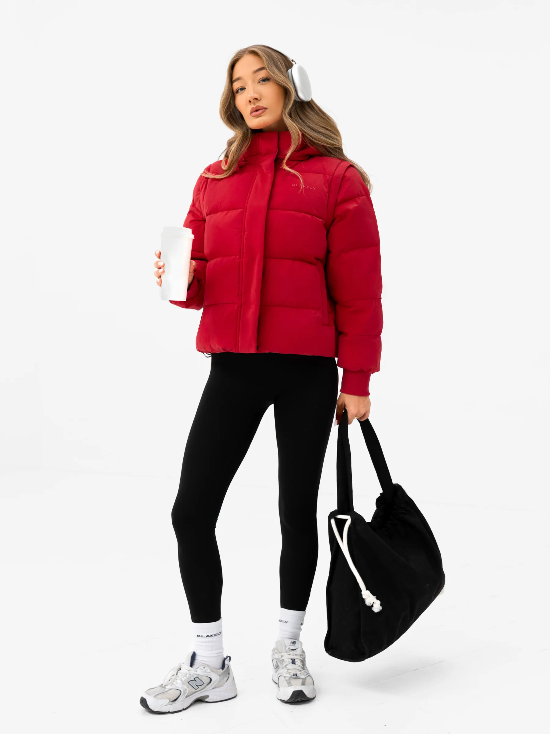 Multiway Puffer Coat 2 - Red - Image 5