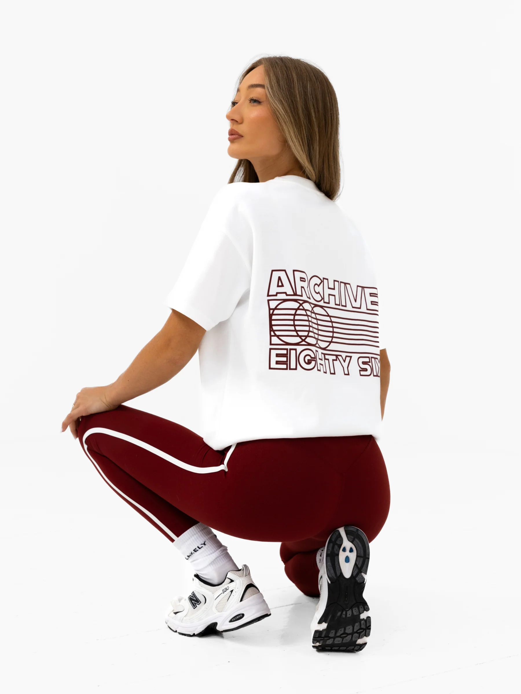 Naomi Oversized T-Shirt - Flat White - Image 3