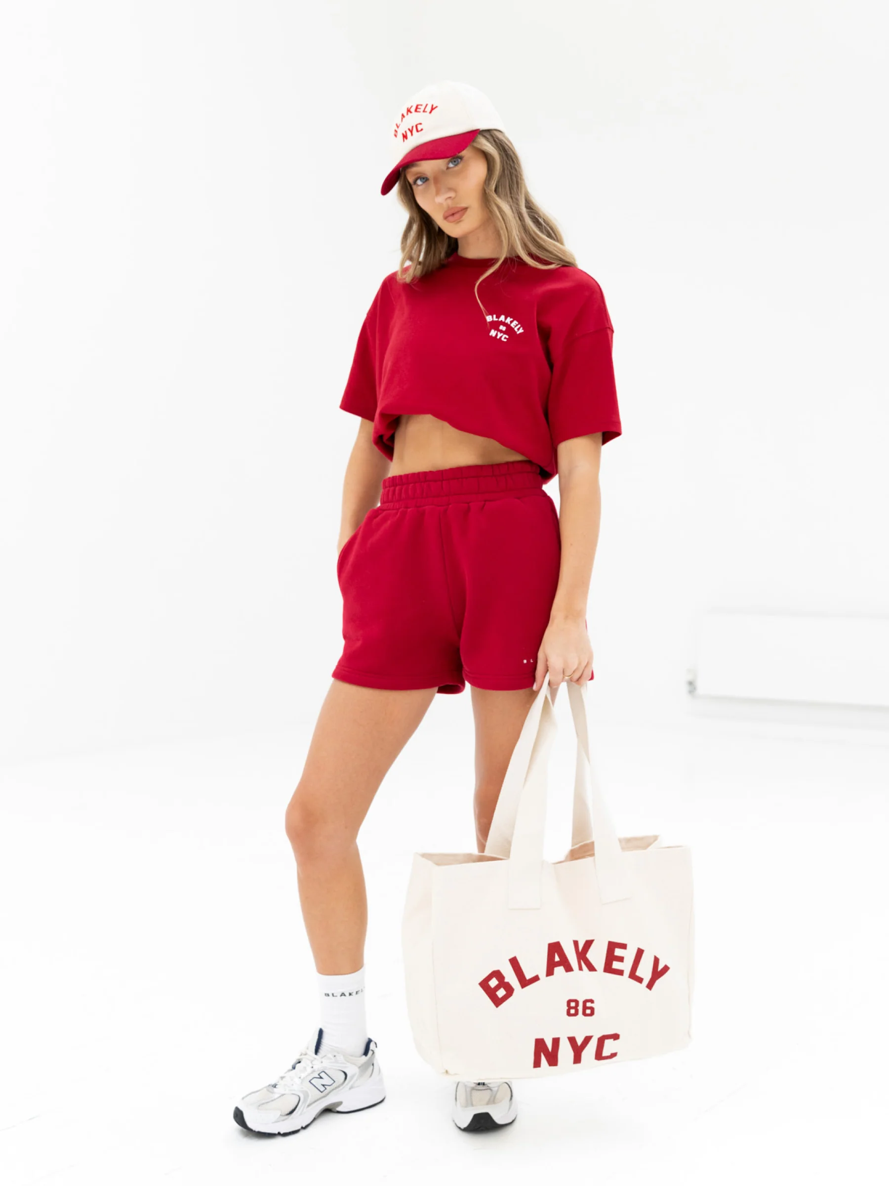 NYC Oversized T-Shirt - Cherry Red - Image 8
