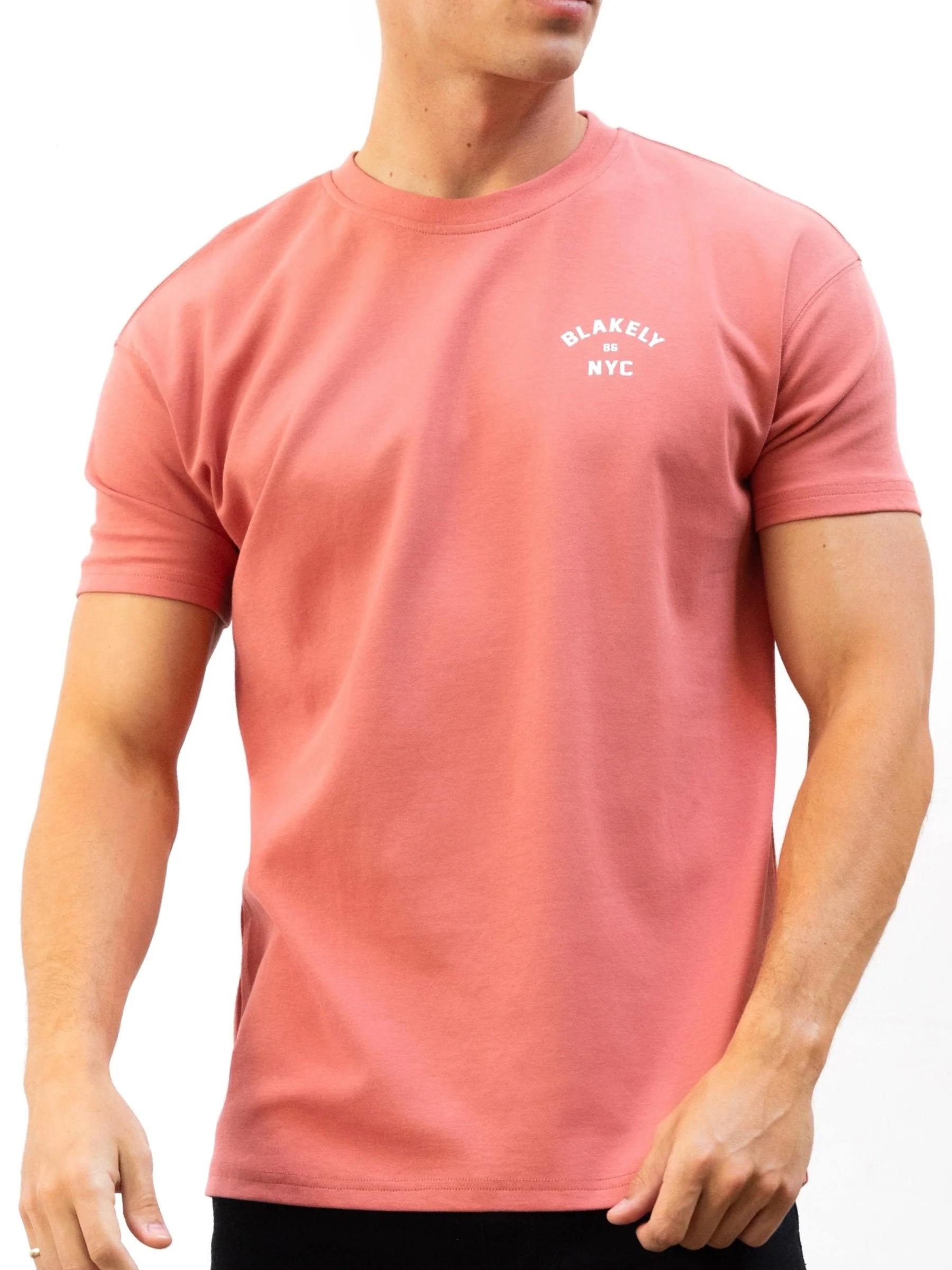 NYC Relaxed T-Shirt - Coral - Image 5