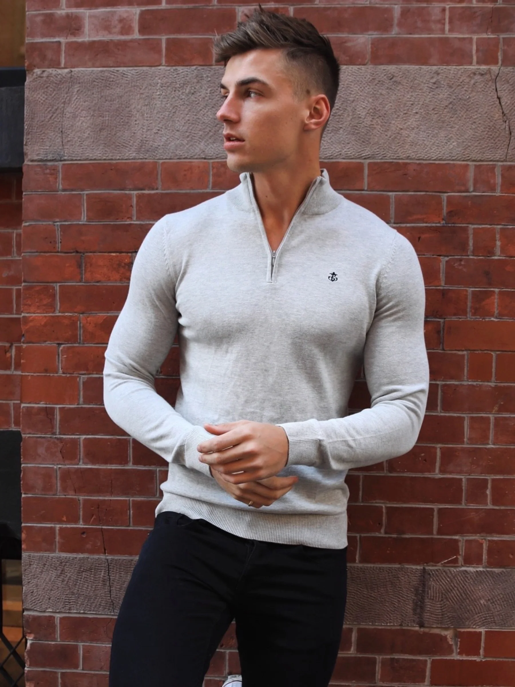 Oxbridge Jumper - Grey - Image 3