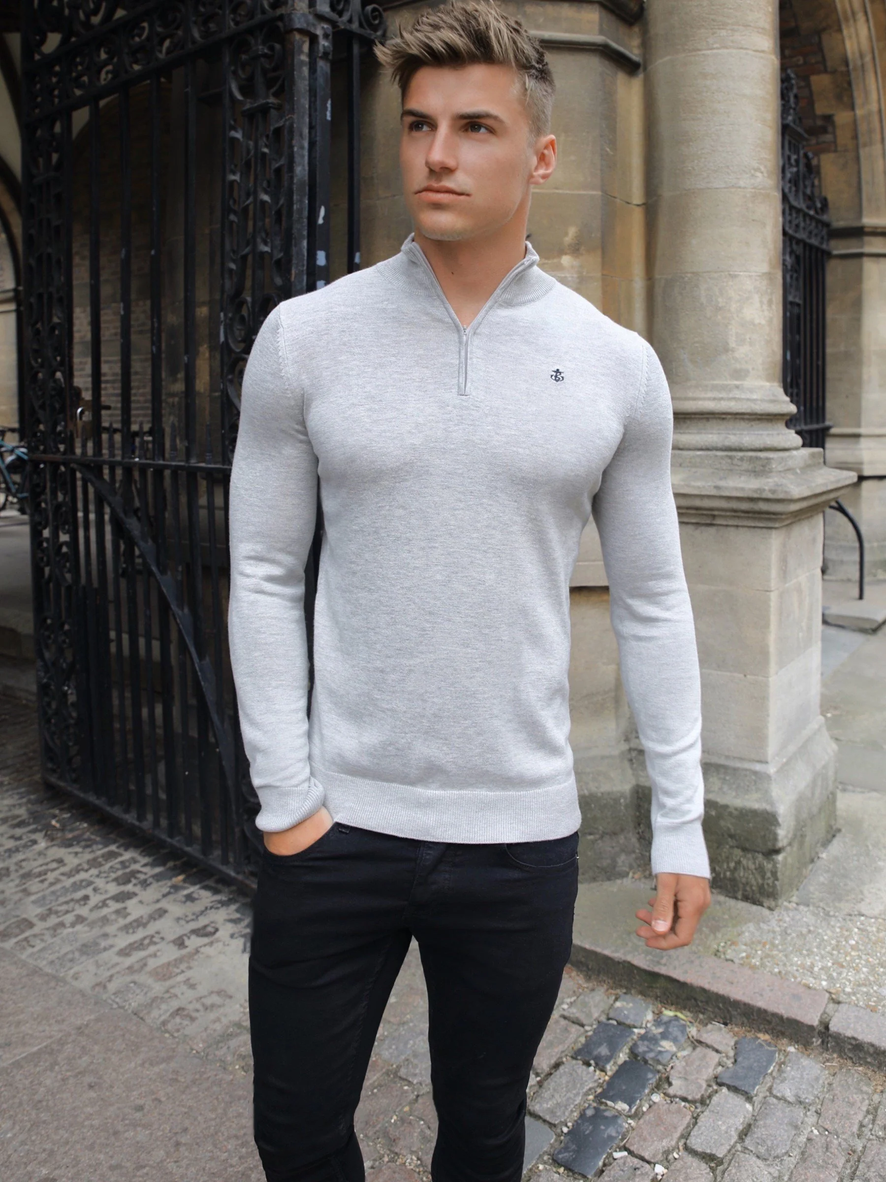 Oxbridge Jumper - Grey - Image 5