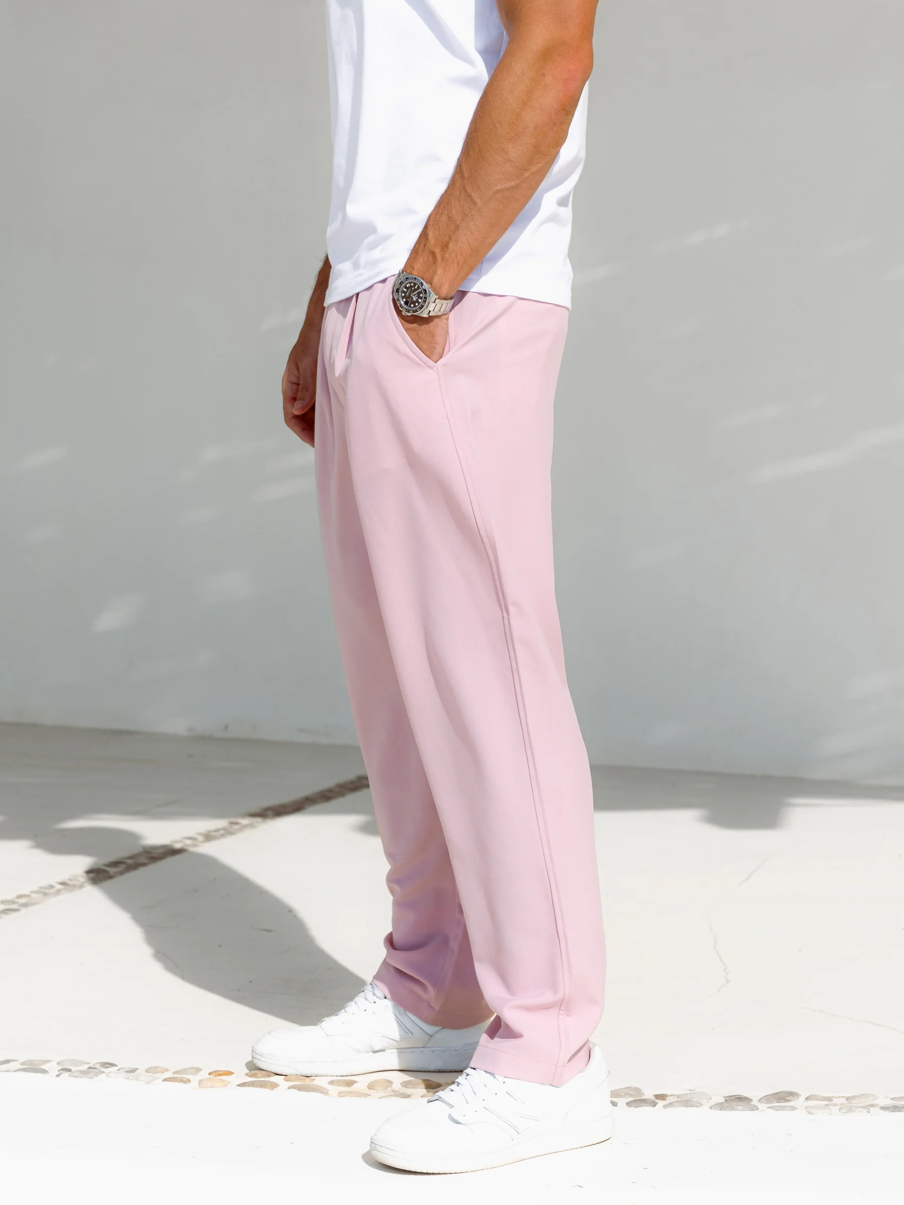 Preston Trousers - Pink - Image 2