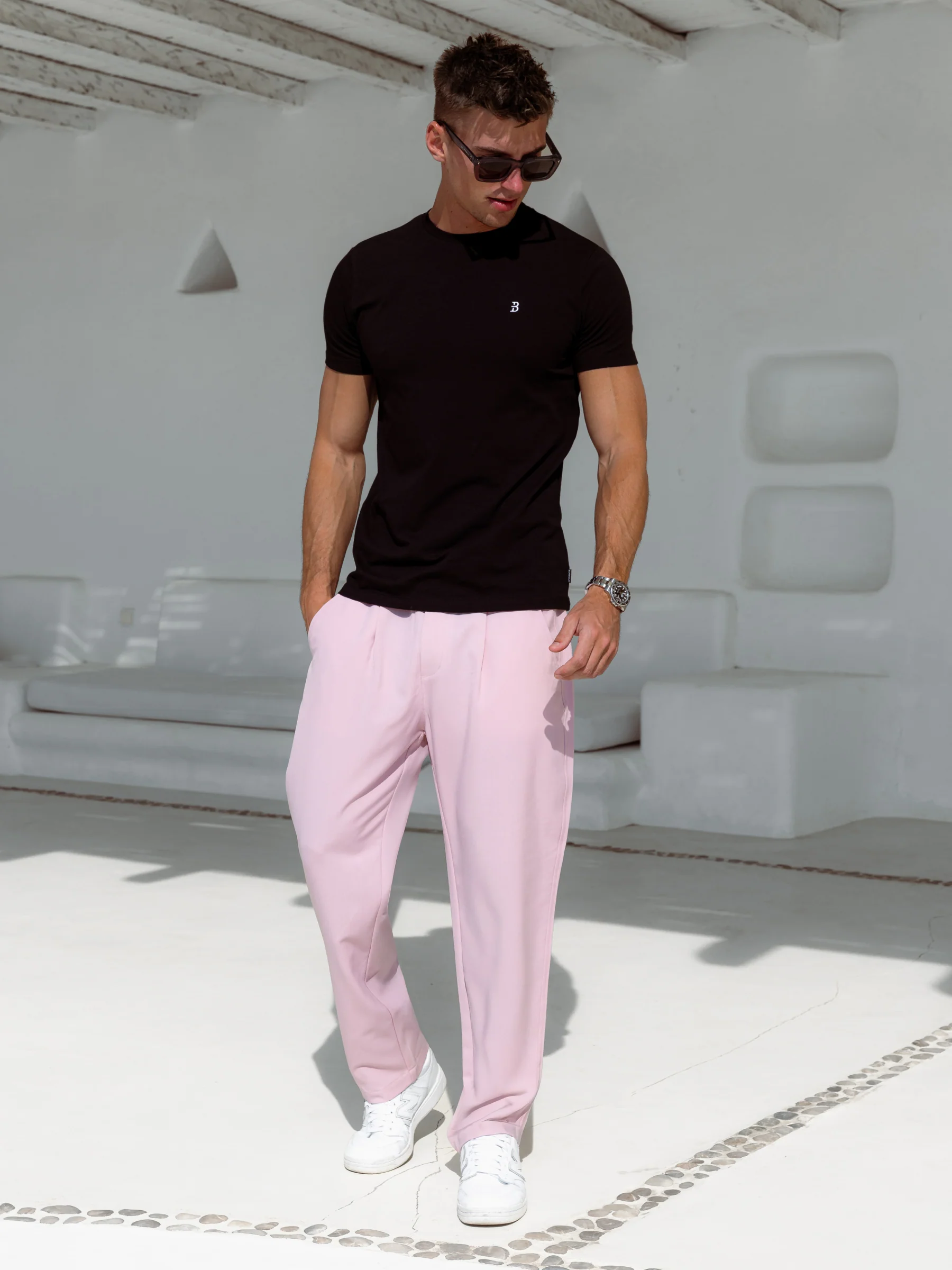 Preston Trousers - Pink - Image 4