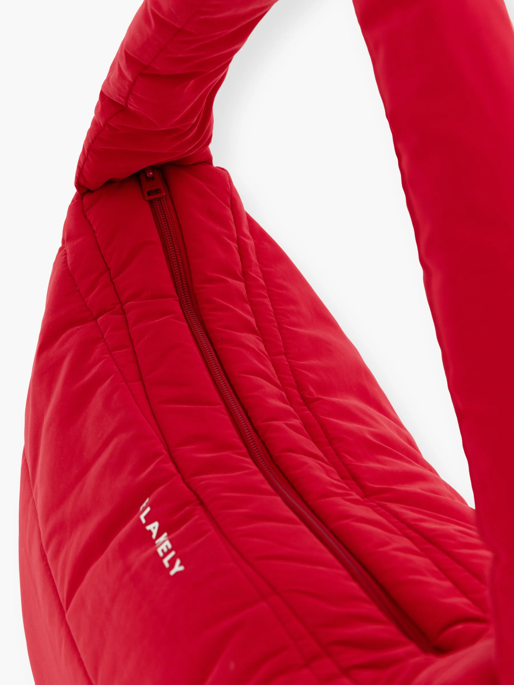 Quilted Puffer Bag - Red - Image 2