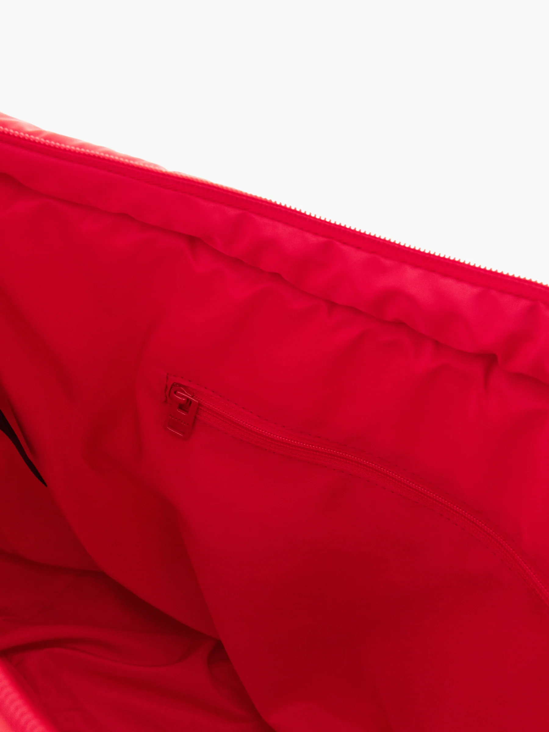 Quilted Puffer Bag - Red - Image 4