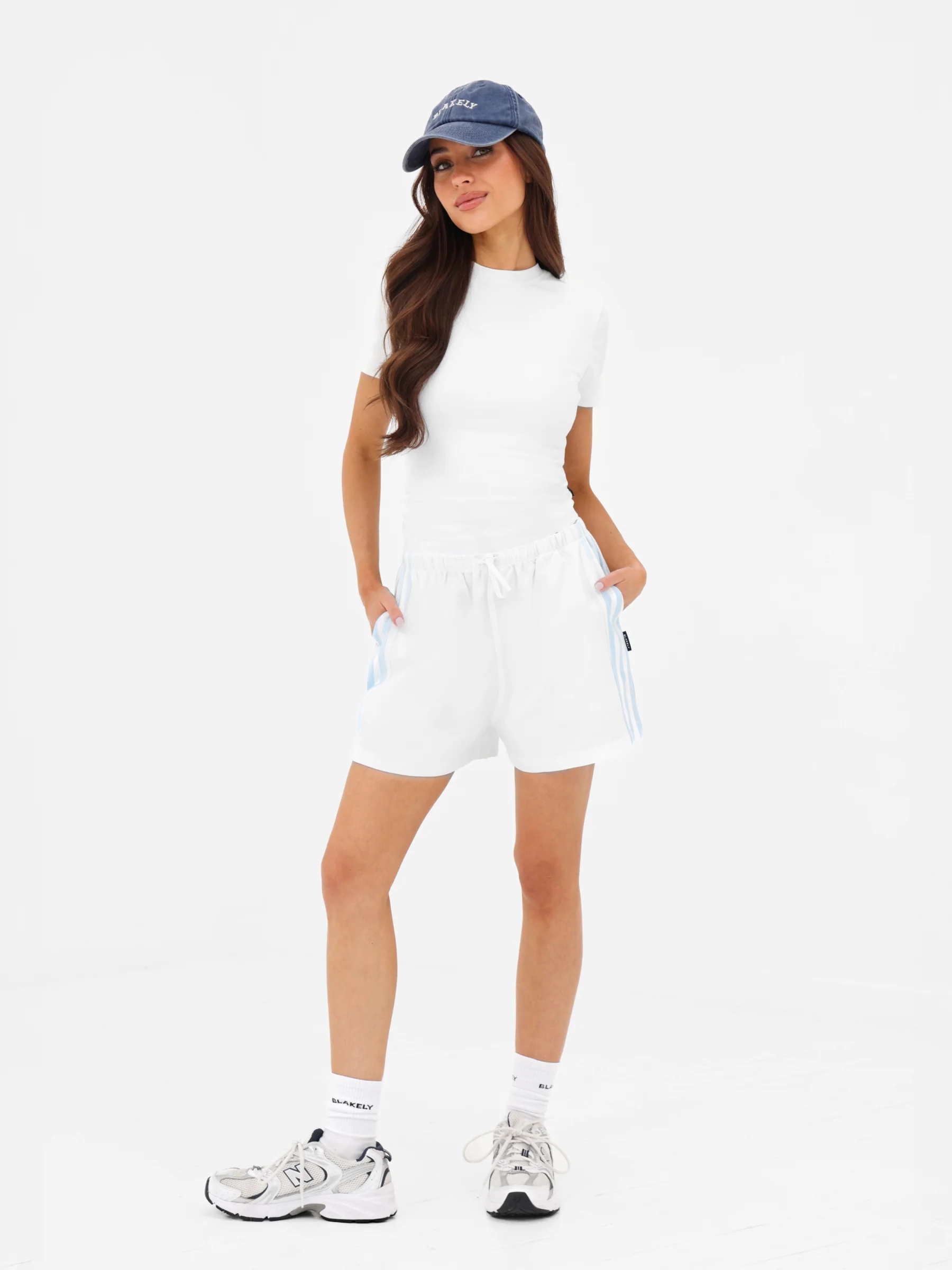 Sammy Stripe Shorts - White - Image 5