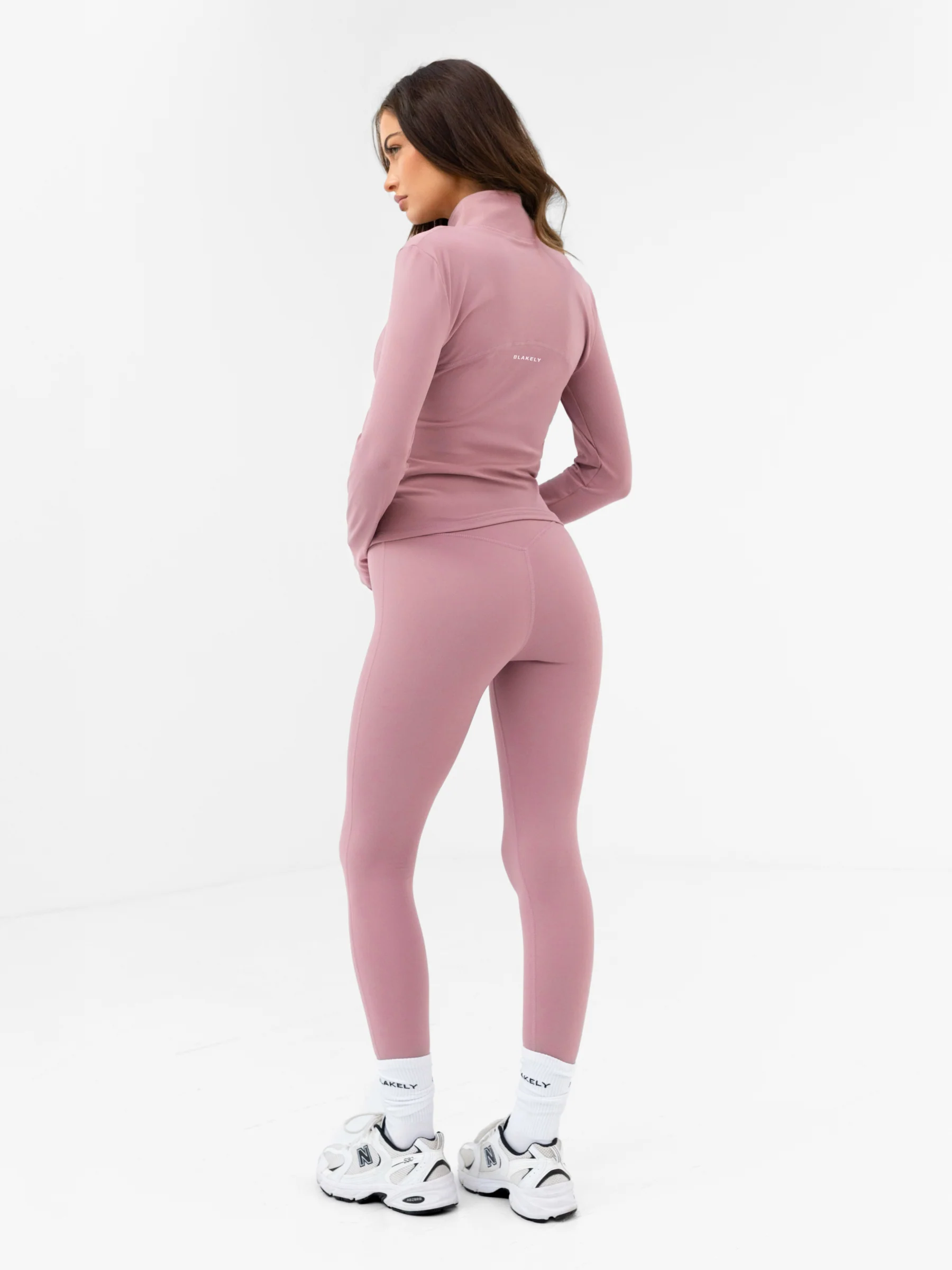 SculptForm Full Zip Jacket - Dusty Pink - Image 4