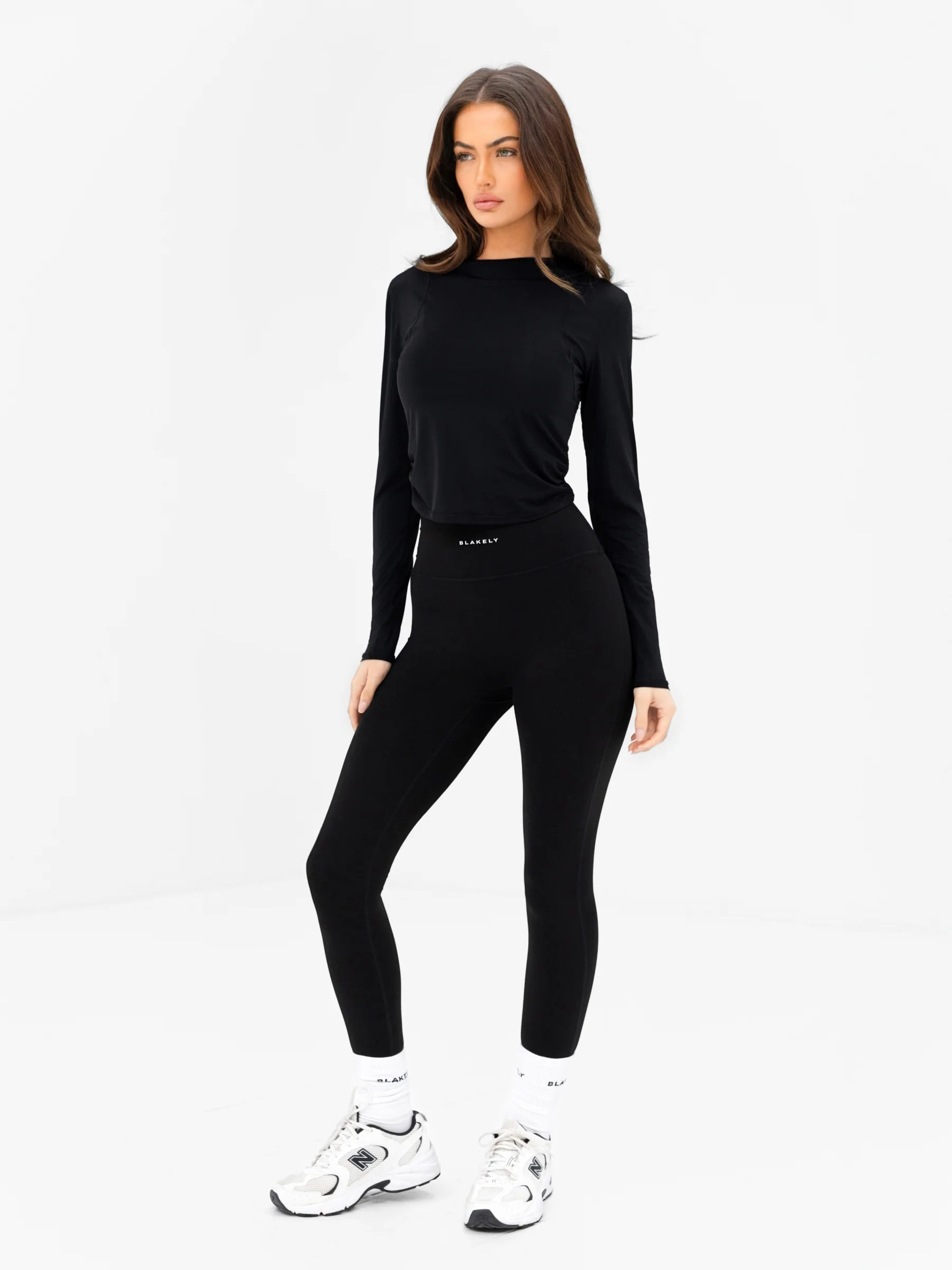 SculptForm Long Sleeve Top - Black - Image 6