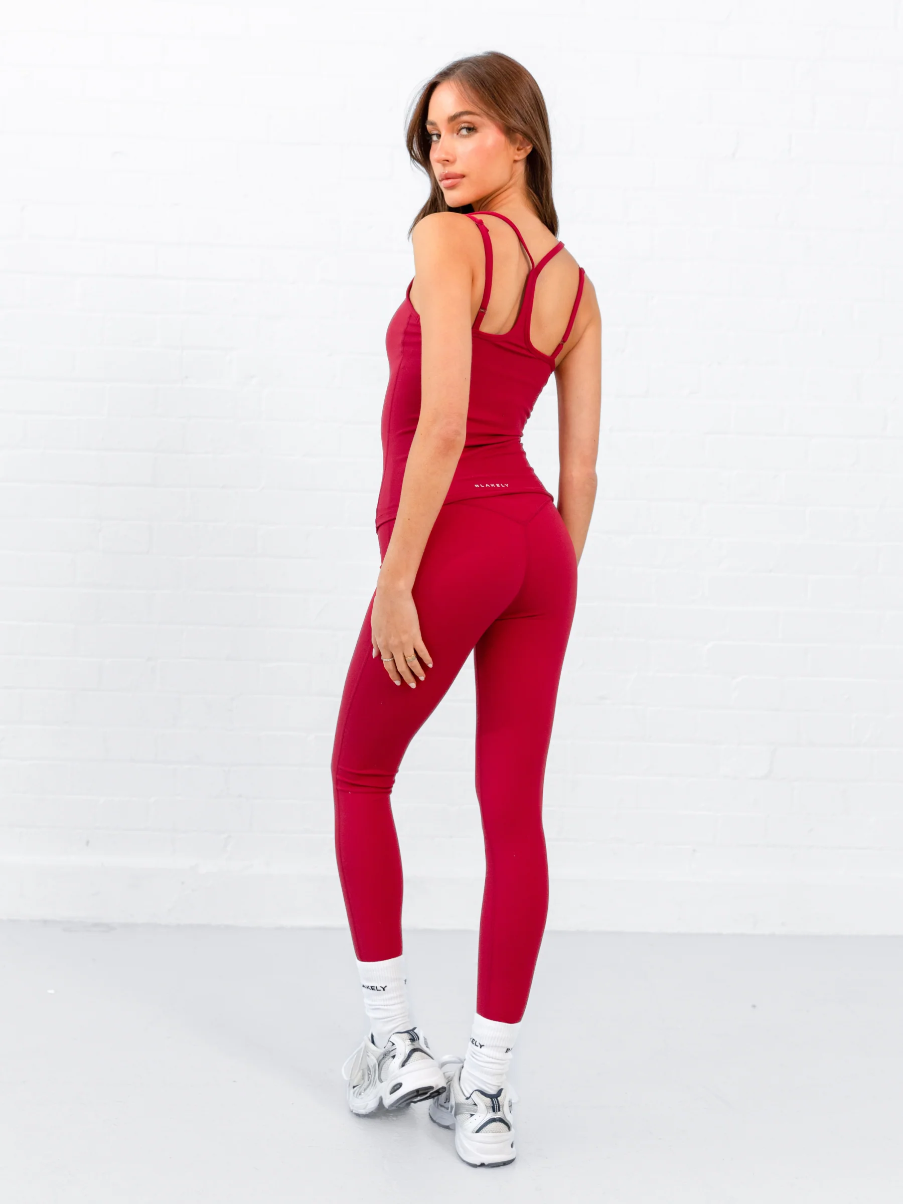 SculptForm Vest Top - Cherry Red - Image 4