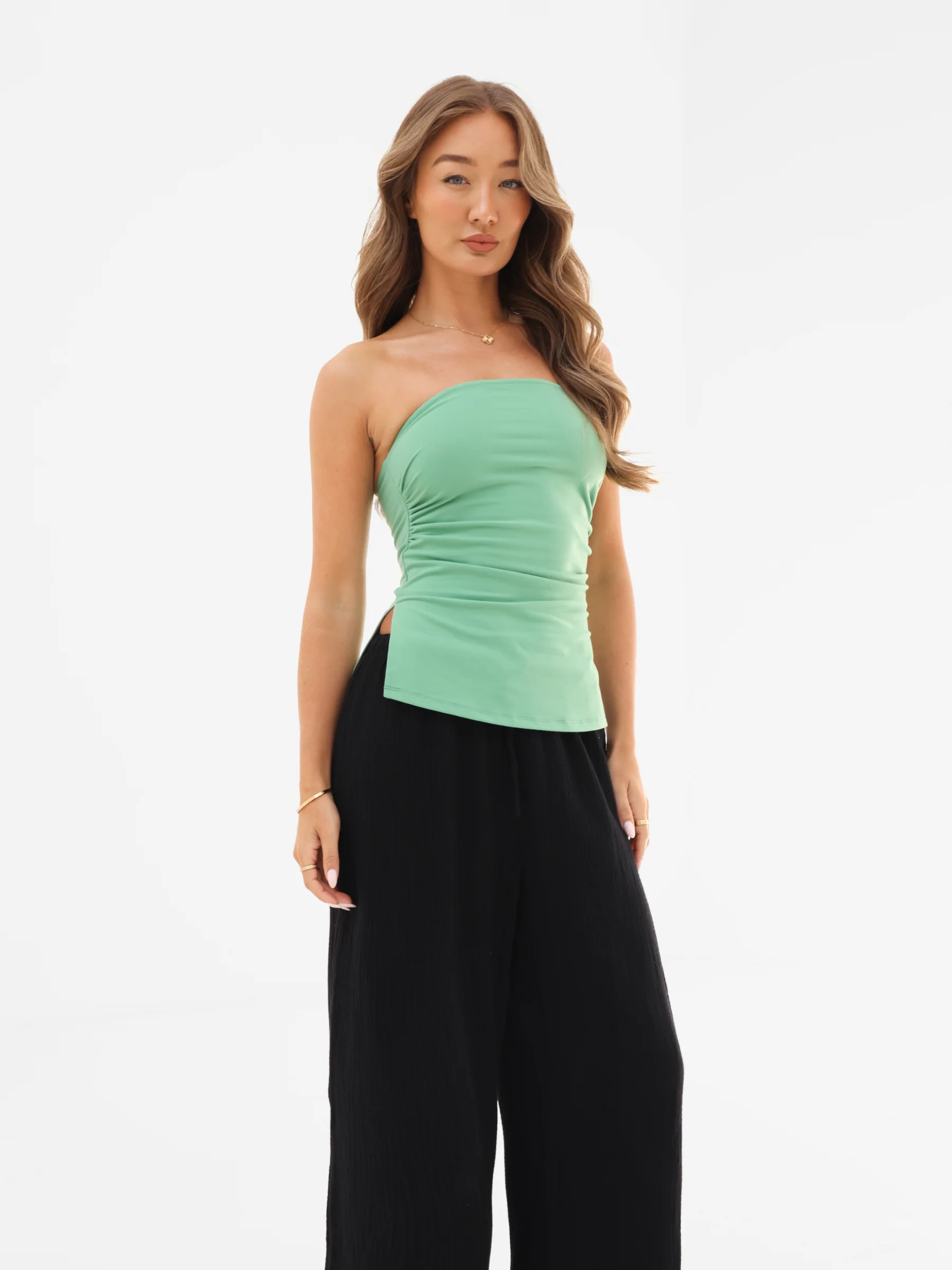 Solea Bandeau Top - Green - Image 6