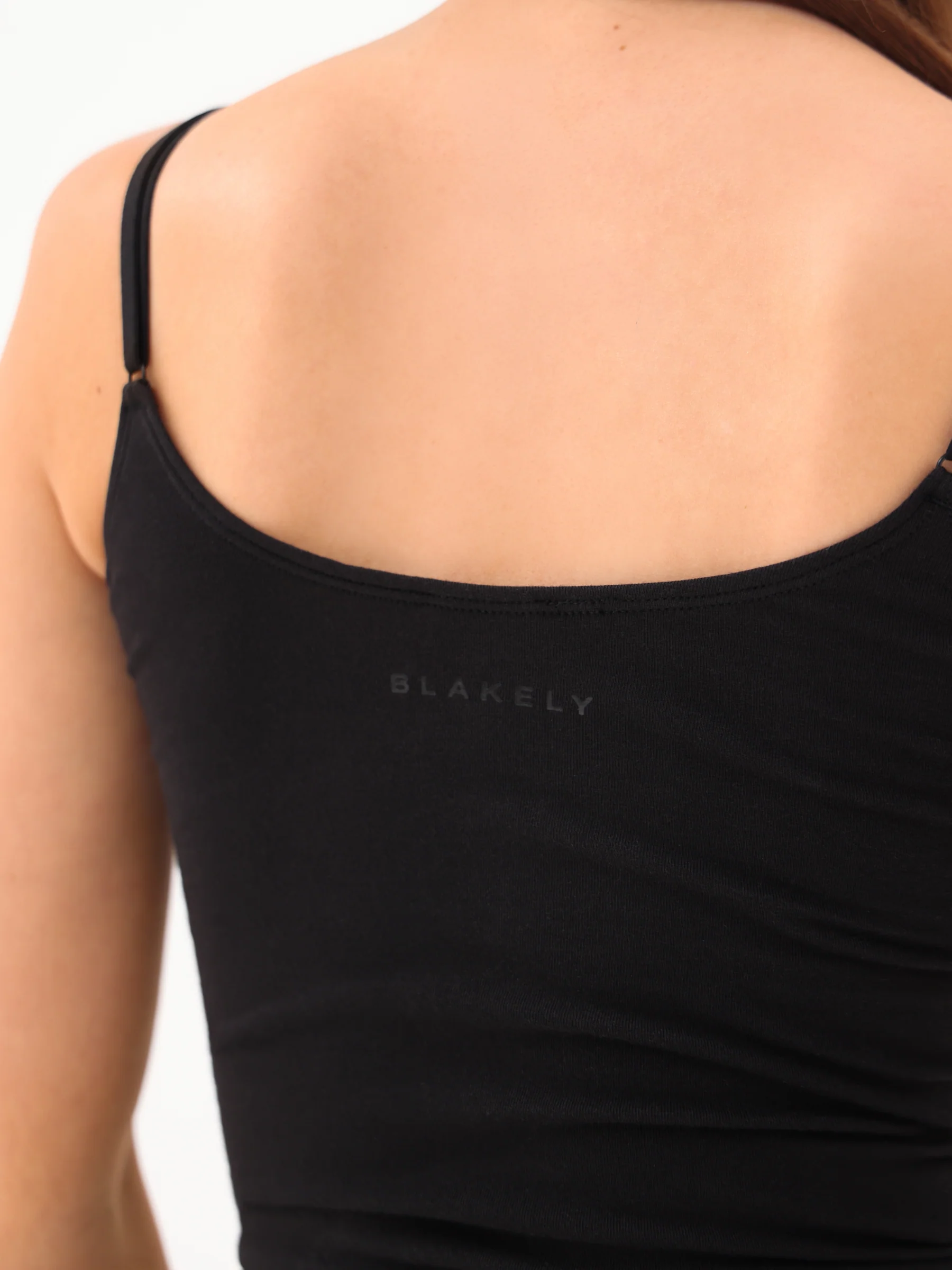 Solea Built-in-Bra Cami Top - Black - Image 3
