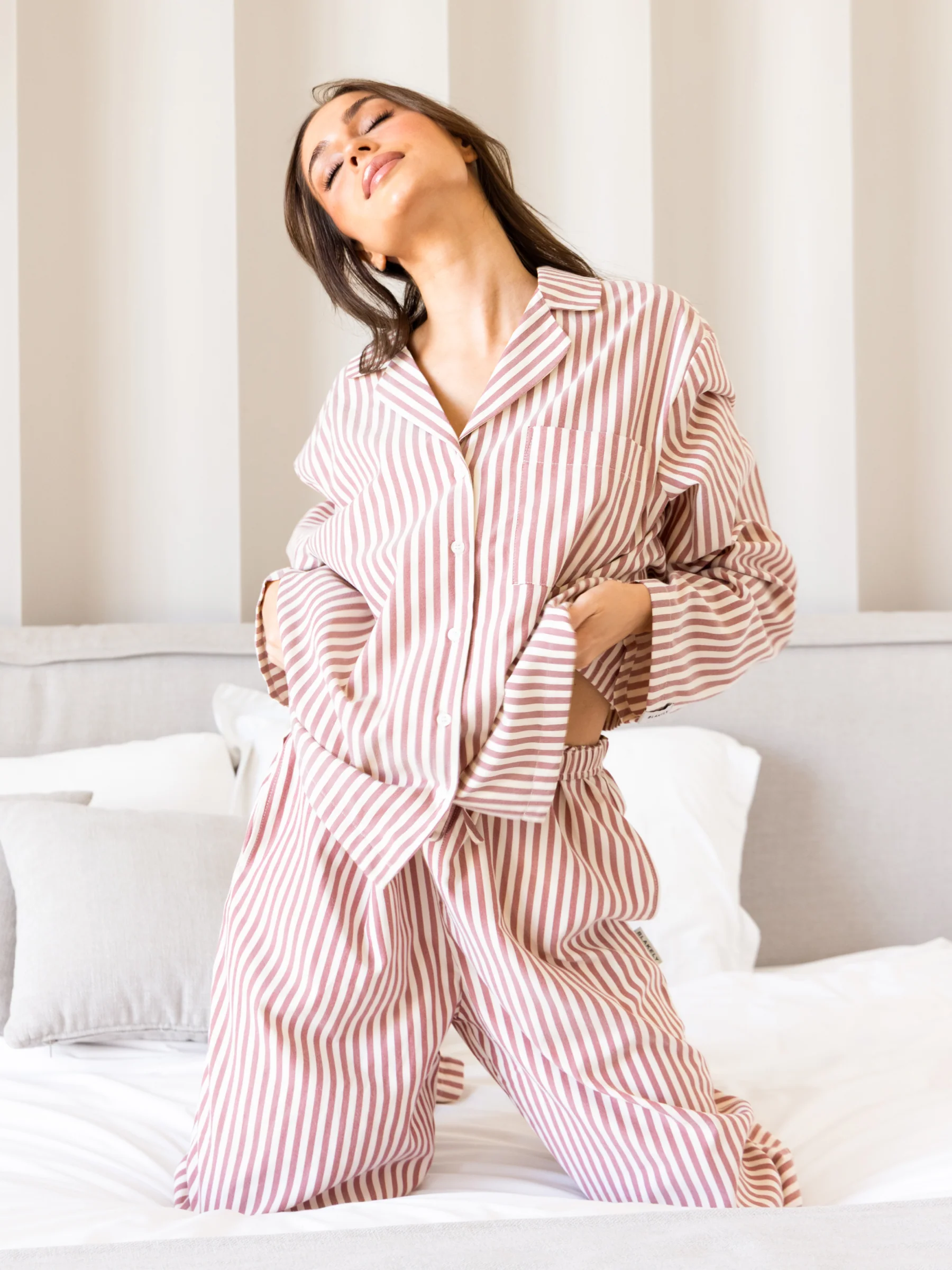 Suki Stripe Shirt - Red Stripe - Image 3