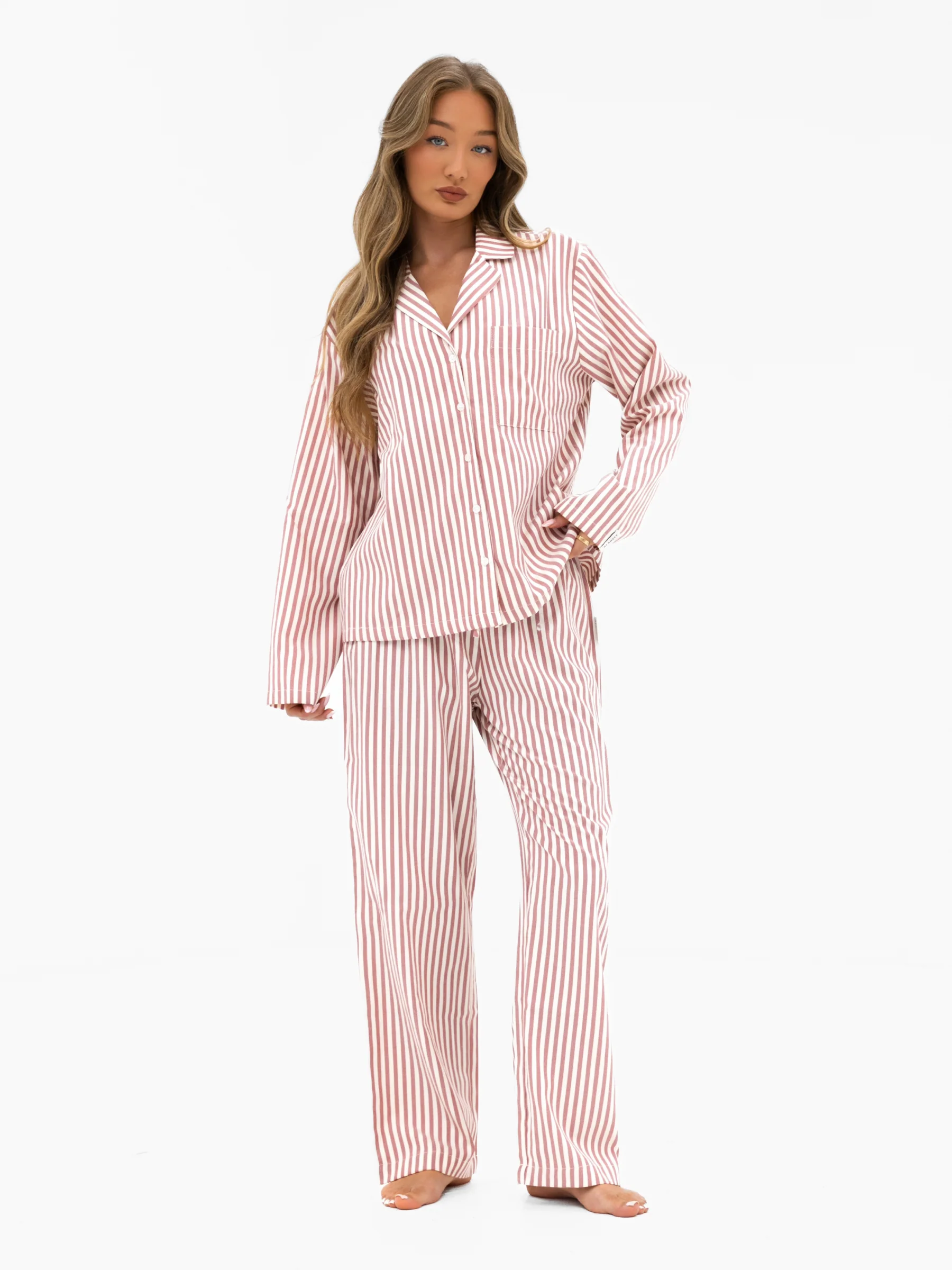 Suki Stripe Shirt - Red Stripe - Image 5