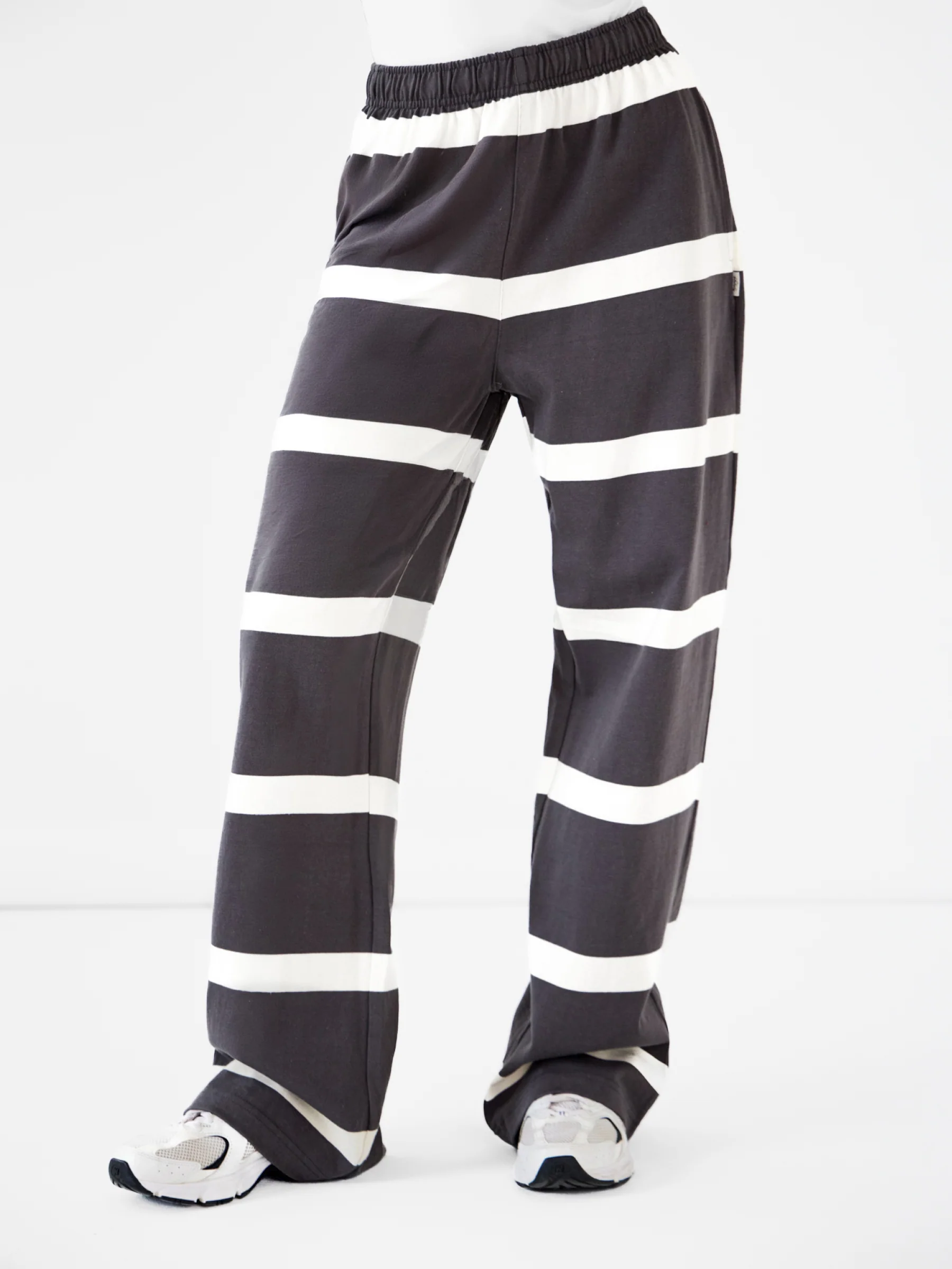 Tilly Striped Trousers - Charcoal - Image 6