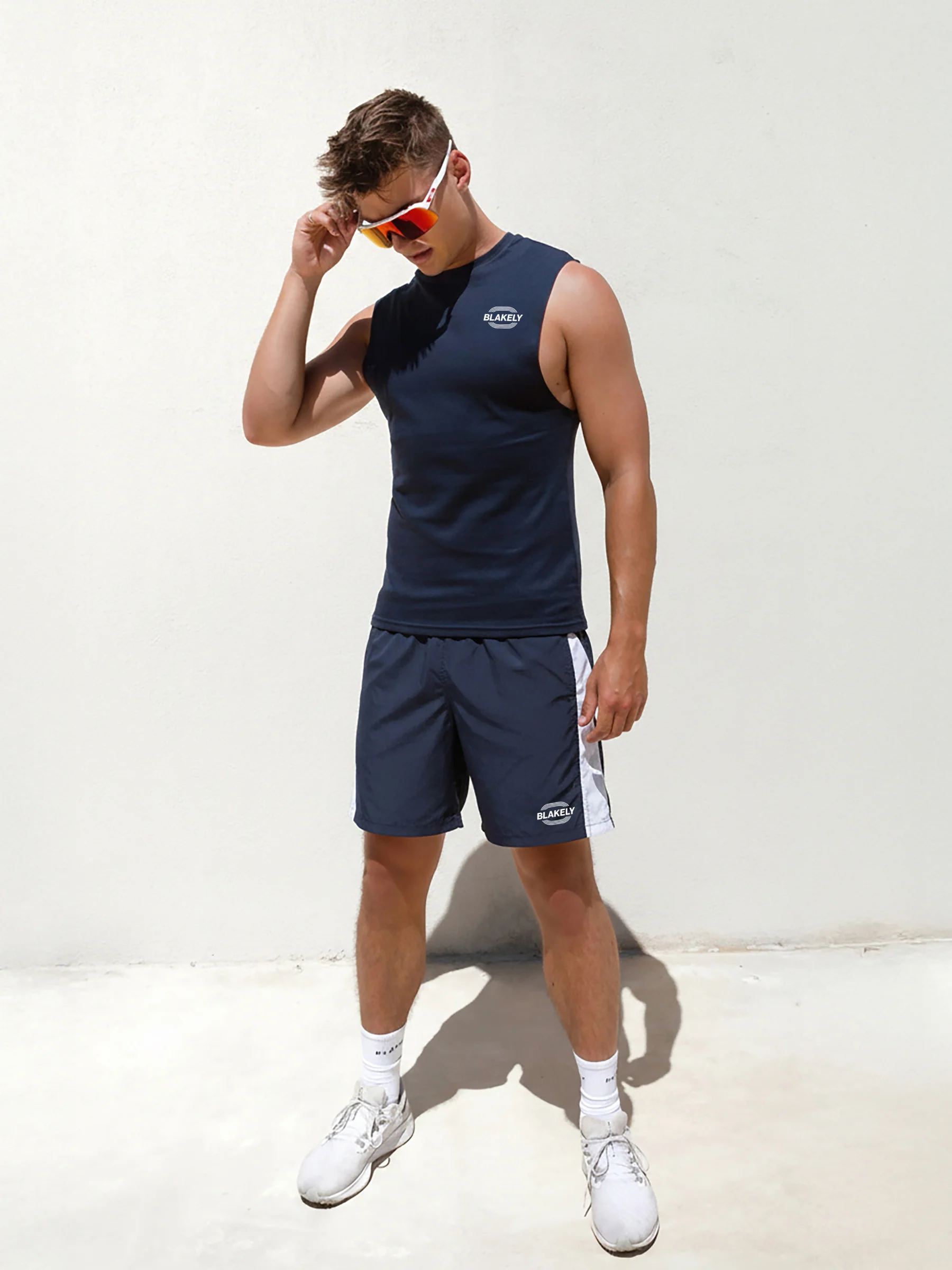 Track Active Shorts - True Navy - Image 3
