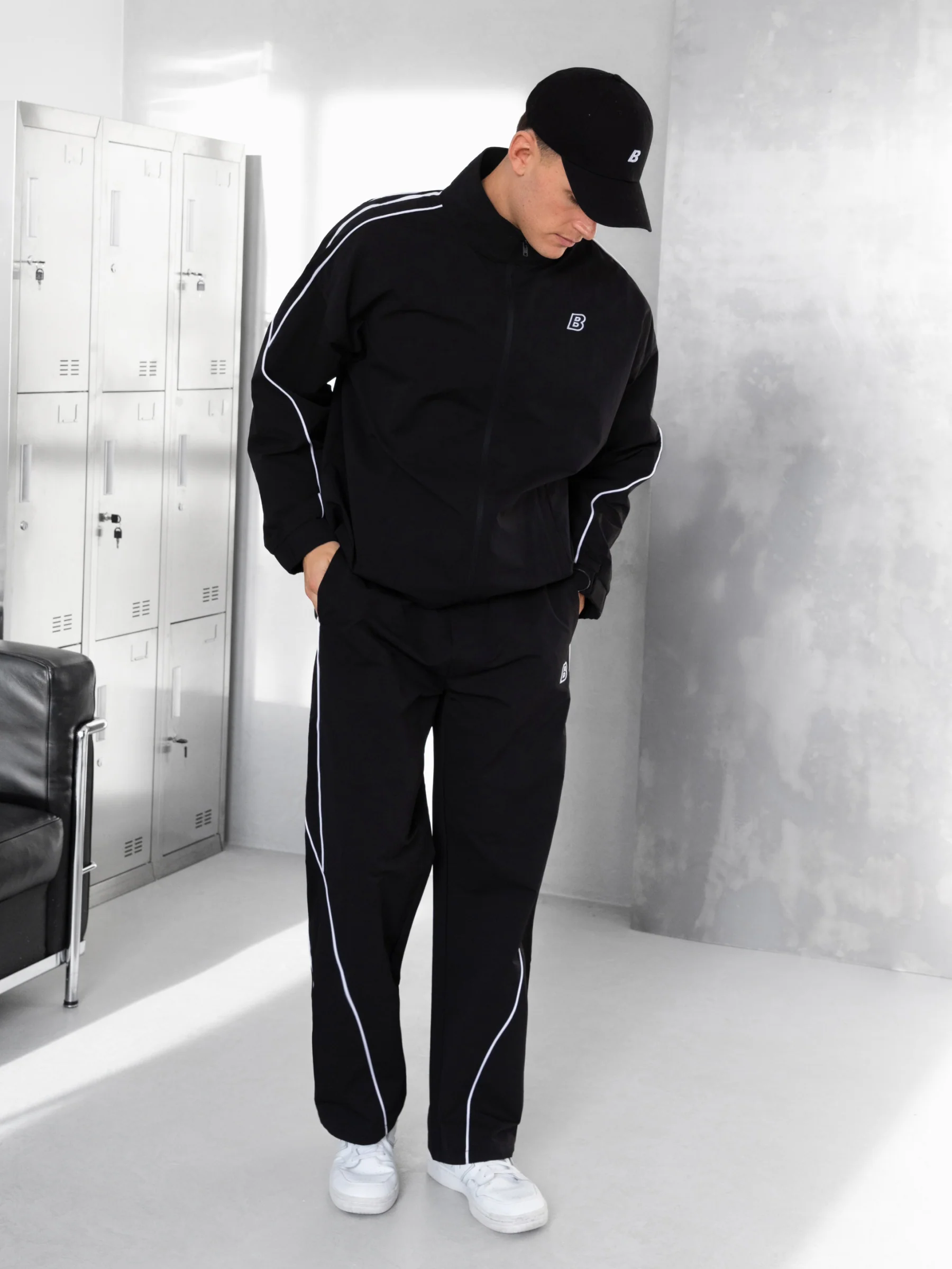 Blakely Track Jacket - Black - Image 5